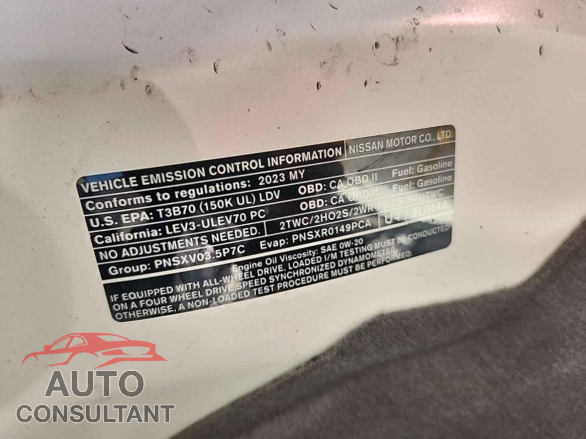 NISSAN MURANO 2023 - 5N1AZ2BS8PC109802
