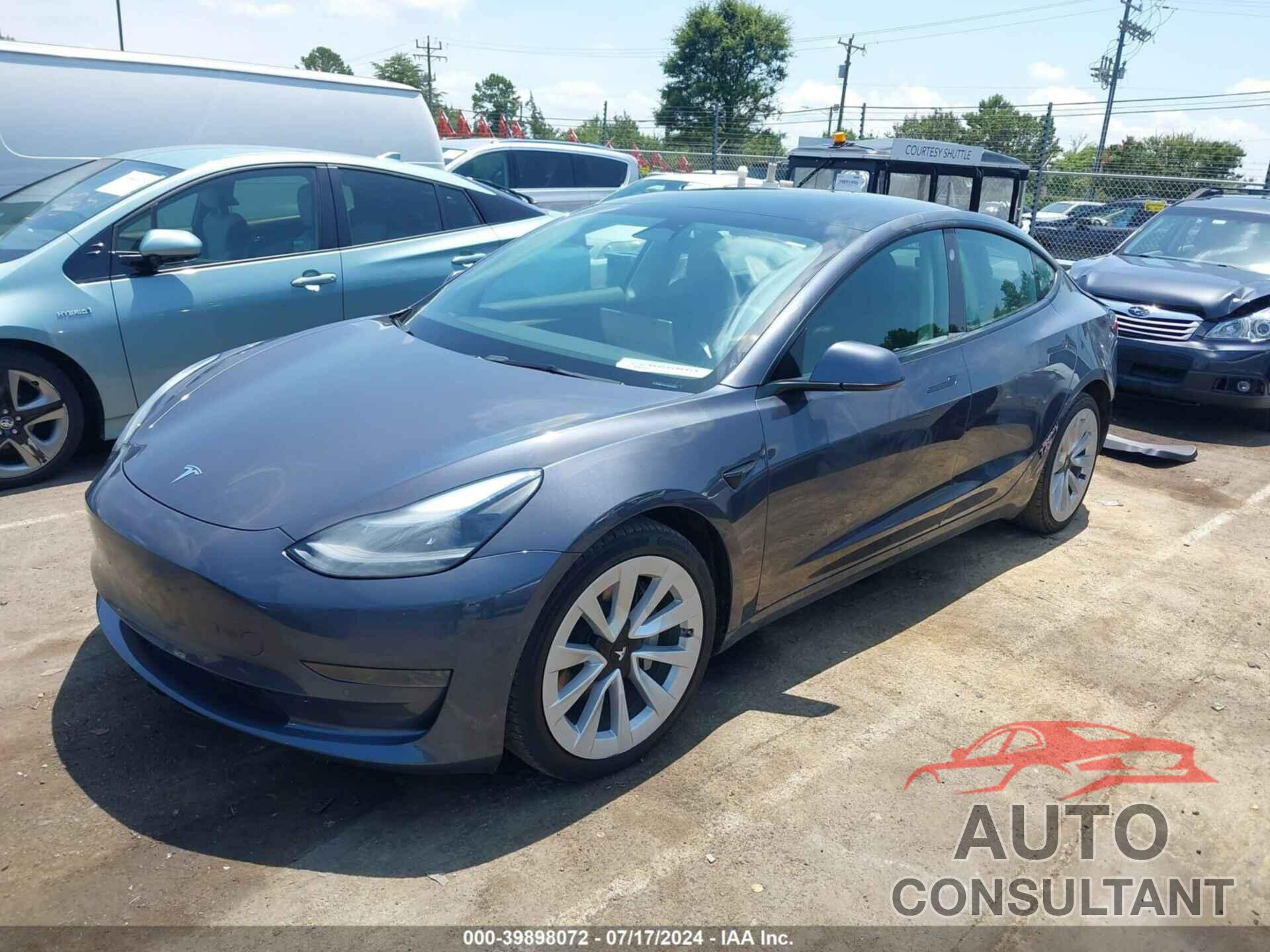 TESLA MODEL 3 2022 - 5YJ3E1EA6NF189588