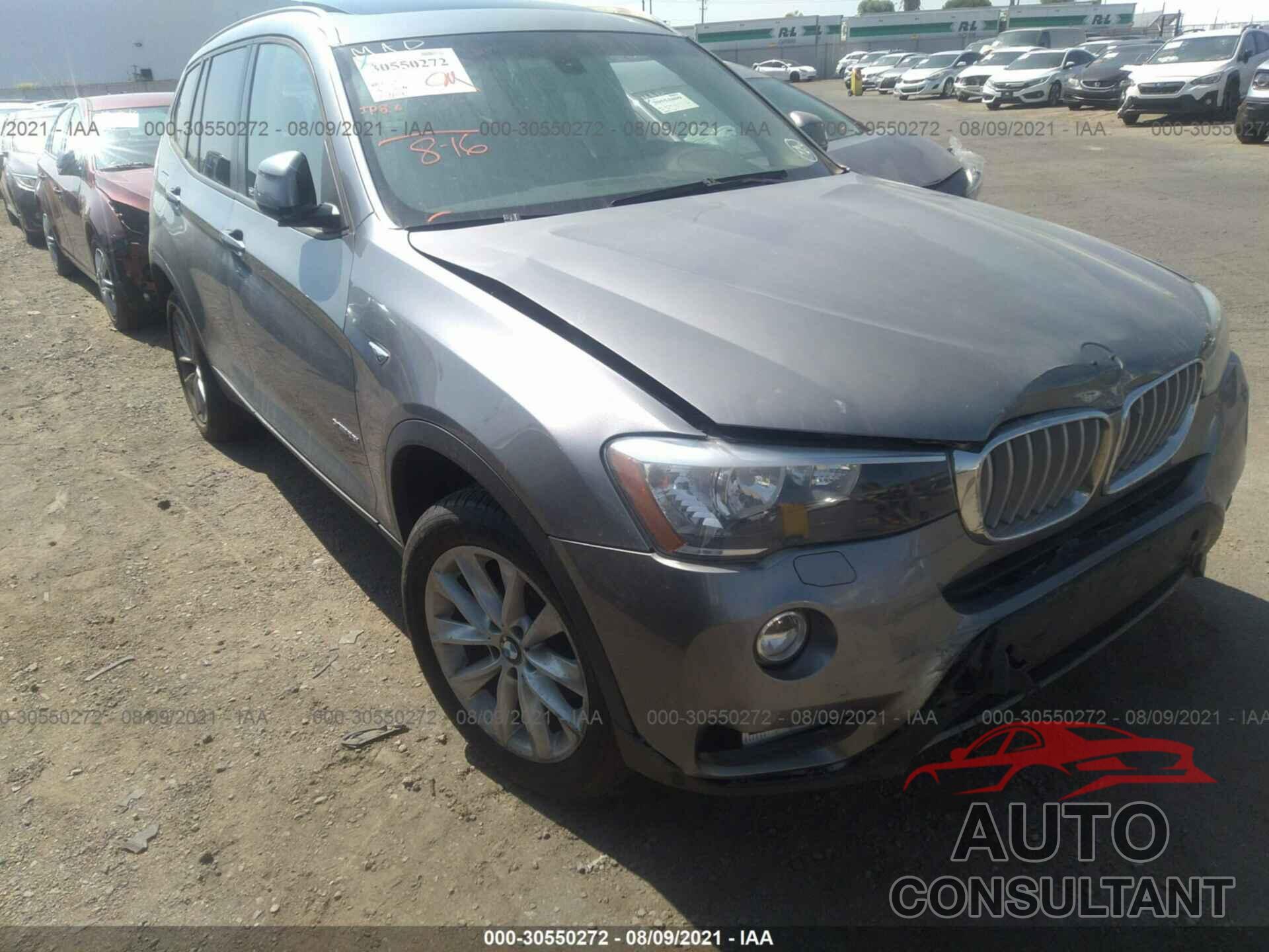 BMW X3 2016 - 5UXWX9C55G0D78053
