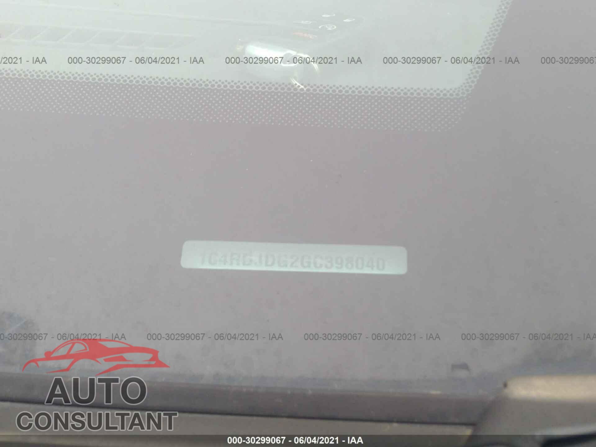 DODGE DURANGO 2016 - 1C4RDJDG2GC398040