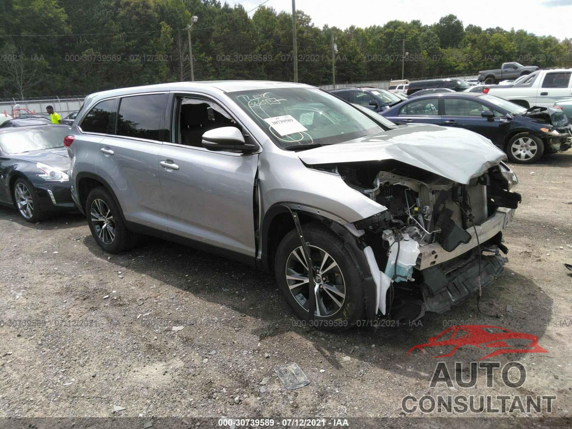 TOYOTA HIGHLANDER 2019 - 5TDZZRFH7KS290963