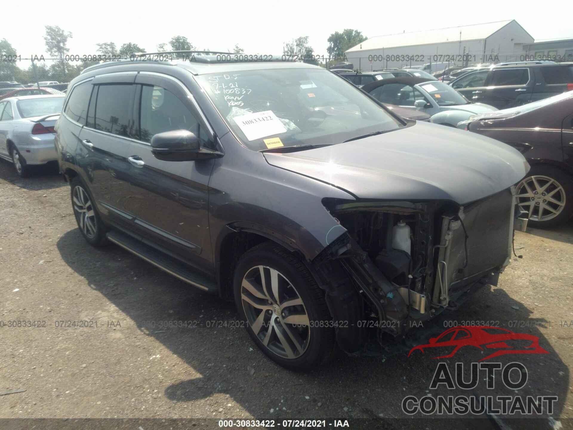 HONDA PILOT 2016 - 5FNYF6H0XGB100837