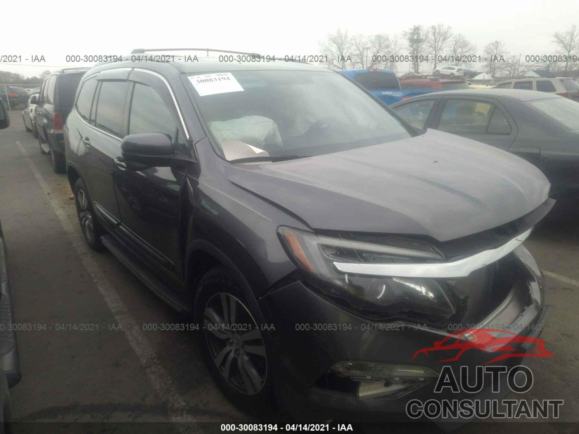 HONDA PILOT 2016 - 5FNYF6H53GB098165