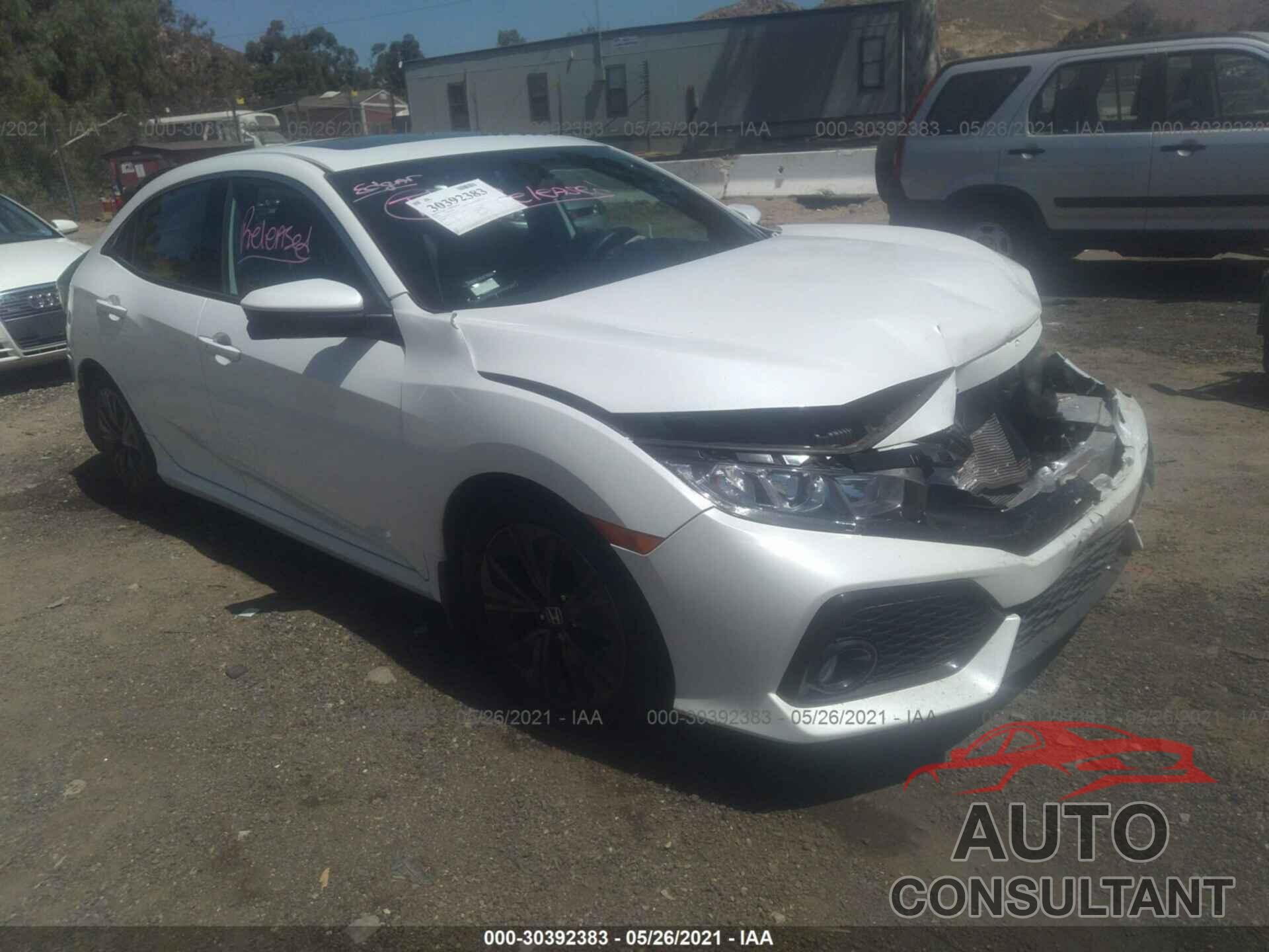 HONDA CIVIC HATCHBACK 2017 - SHHFK7H59HU419182