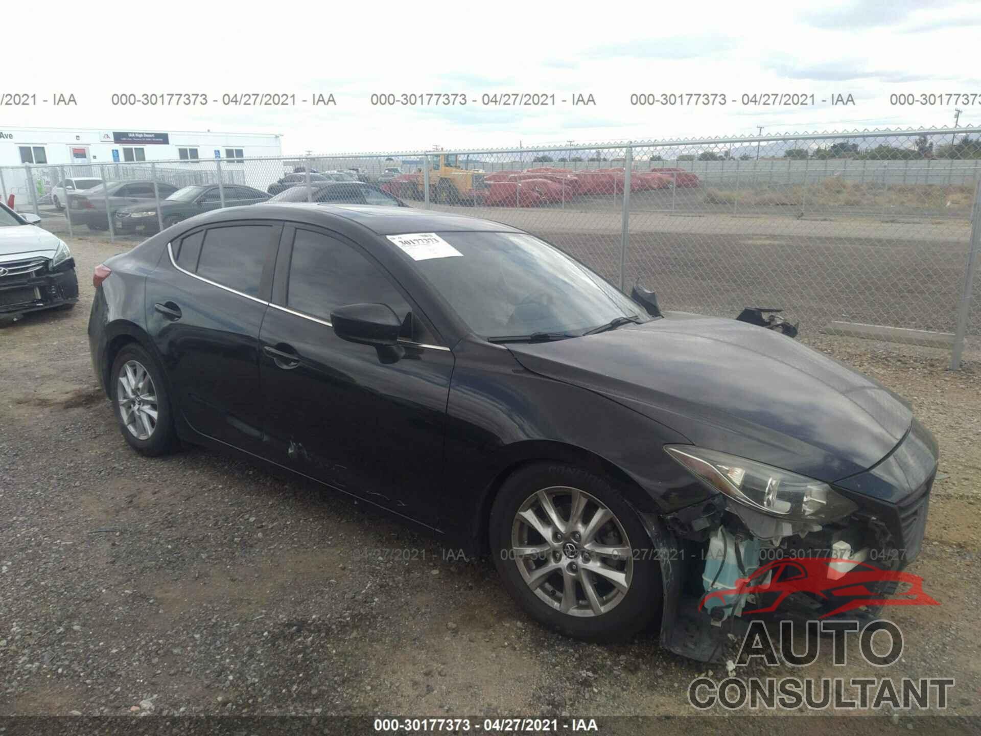 MAZDA MAZDA3 2016 - JM1BM1W7XG1290730