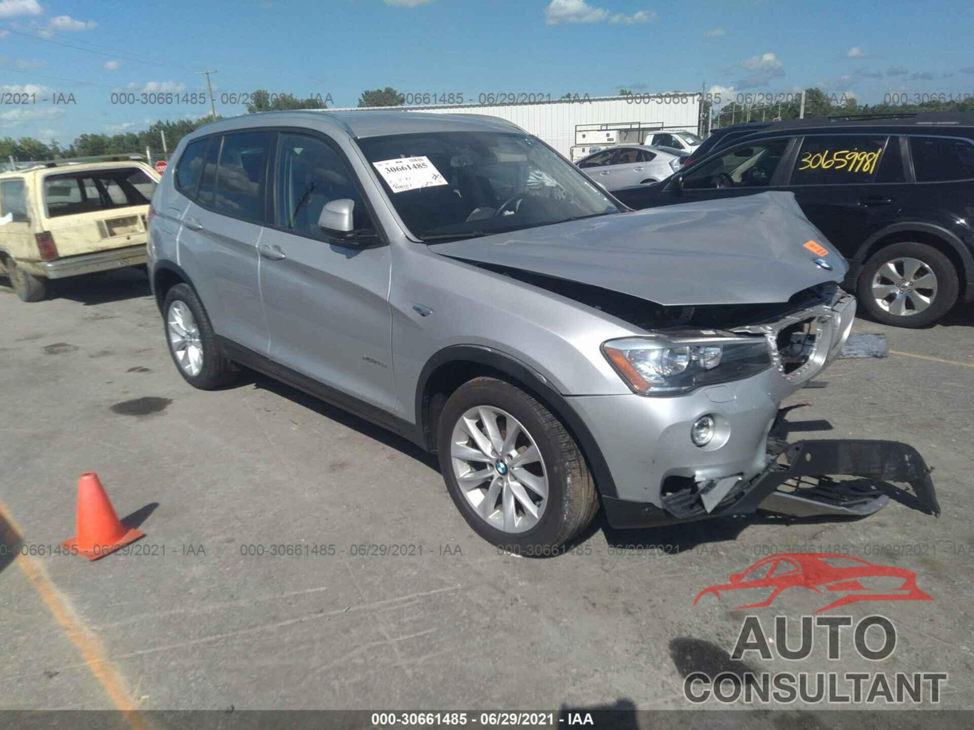 BMW X3 2016 - 5UXWX9C59G0D72336