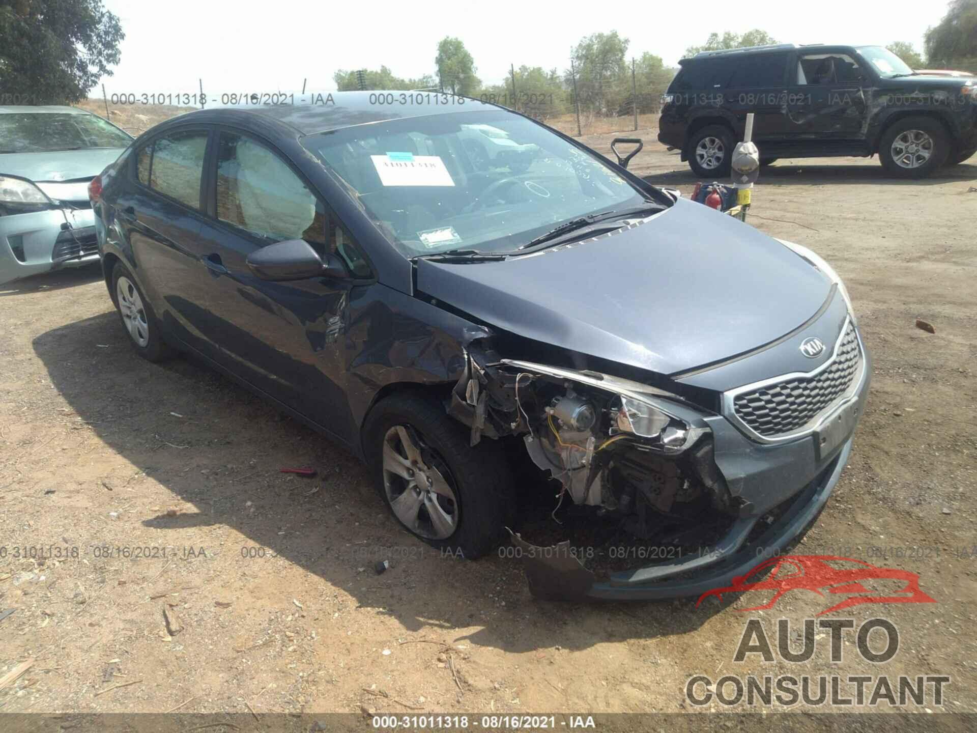 KIA FORTE 2016 - KNAFK4A63G5612315