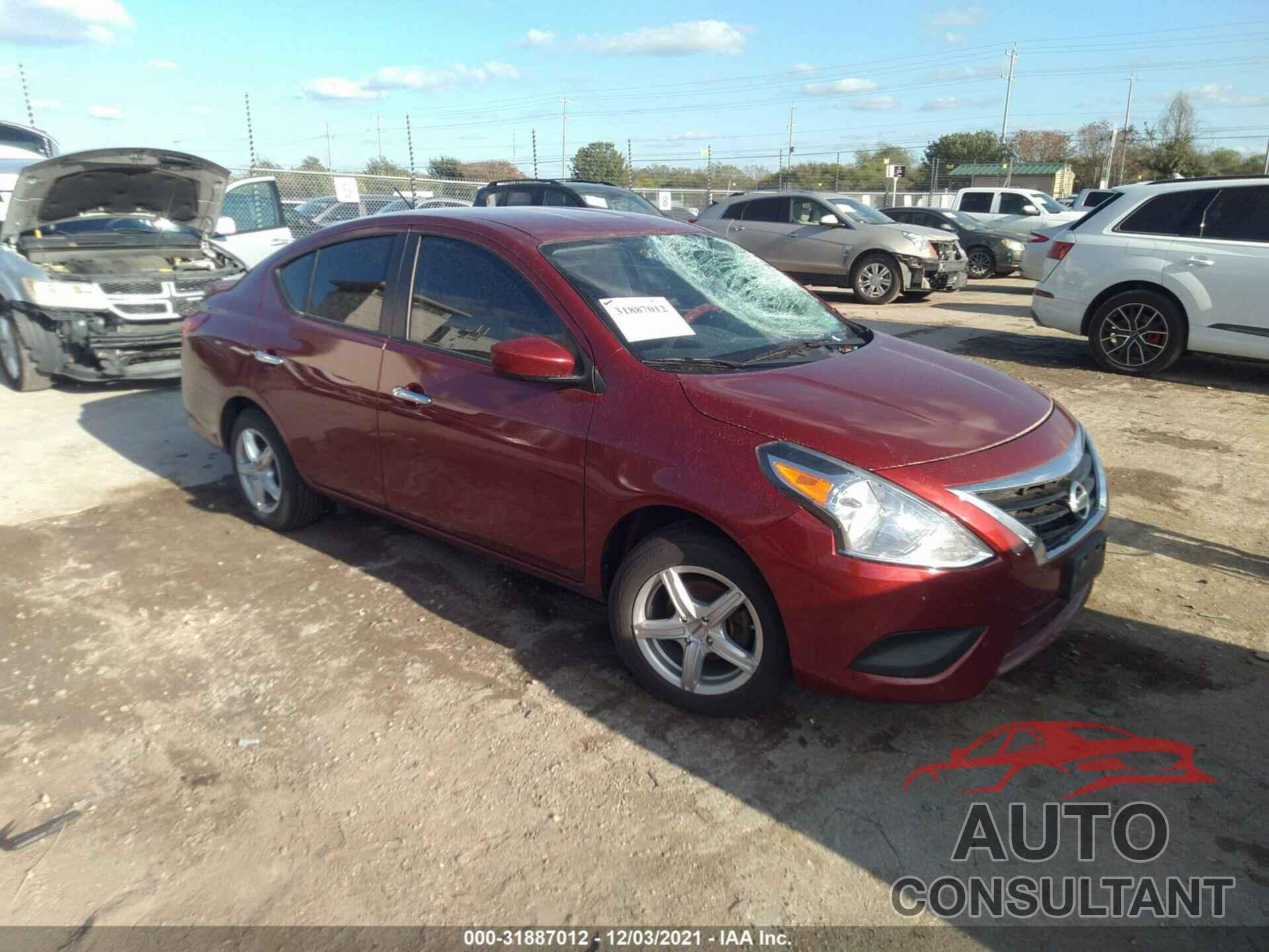 NISSAN VERSA 2016 - 3N1CN7AP5GL807584