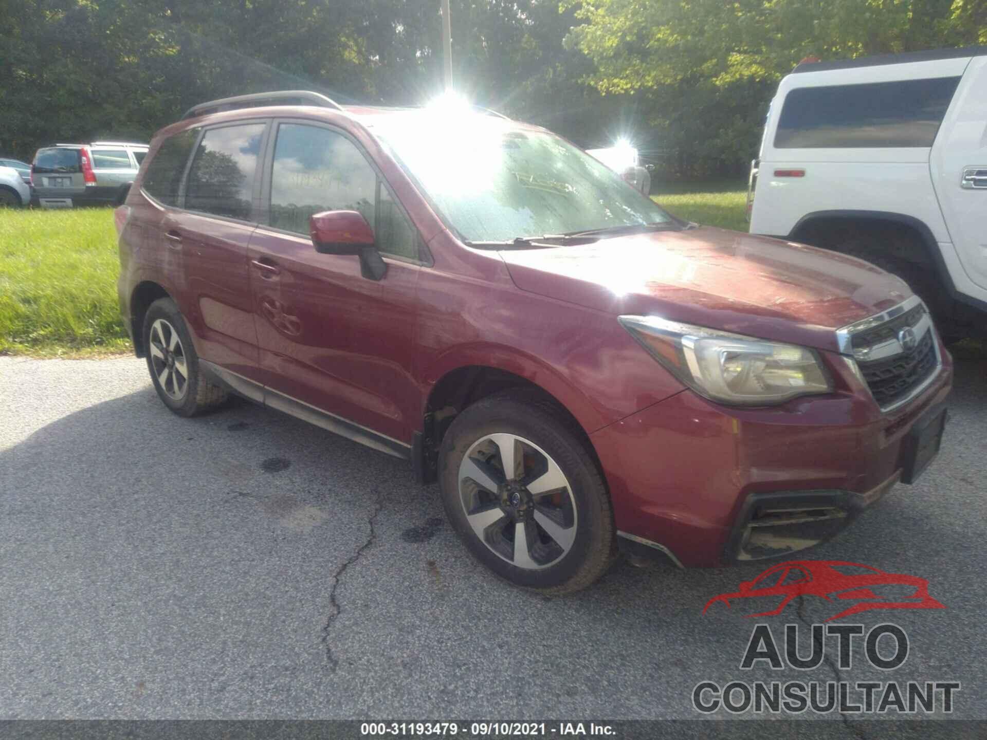 SUBARU FORESTER 2018 - JF2SJAGC4JH403219