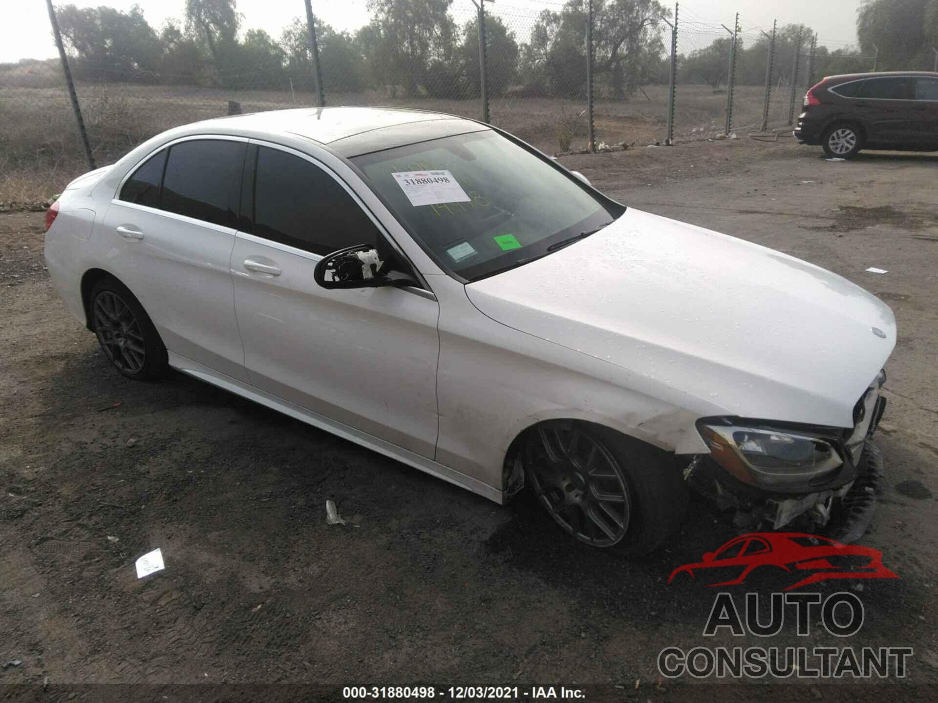MERCEDES-BENZ C-CLASS 2017 - 55SWF4KB0HU180235