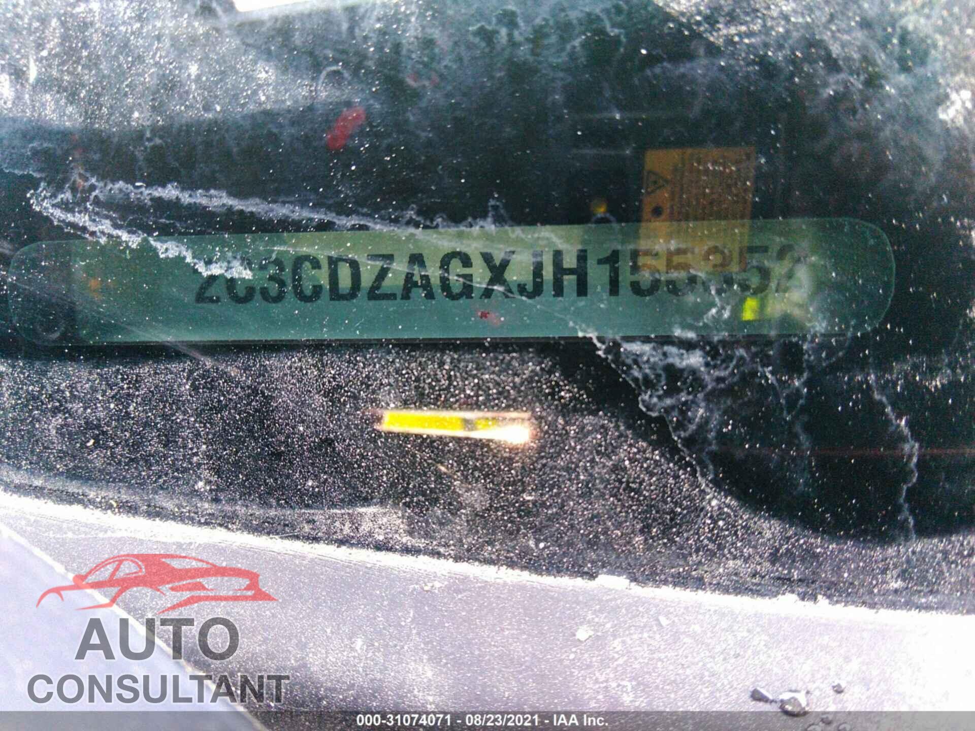 DODGE CHALLENGER 2018 - 2C3CDZAGXJH155352
