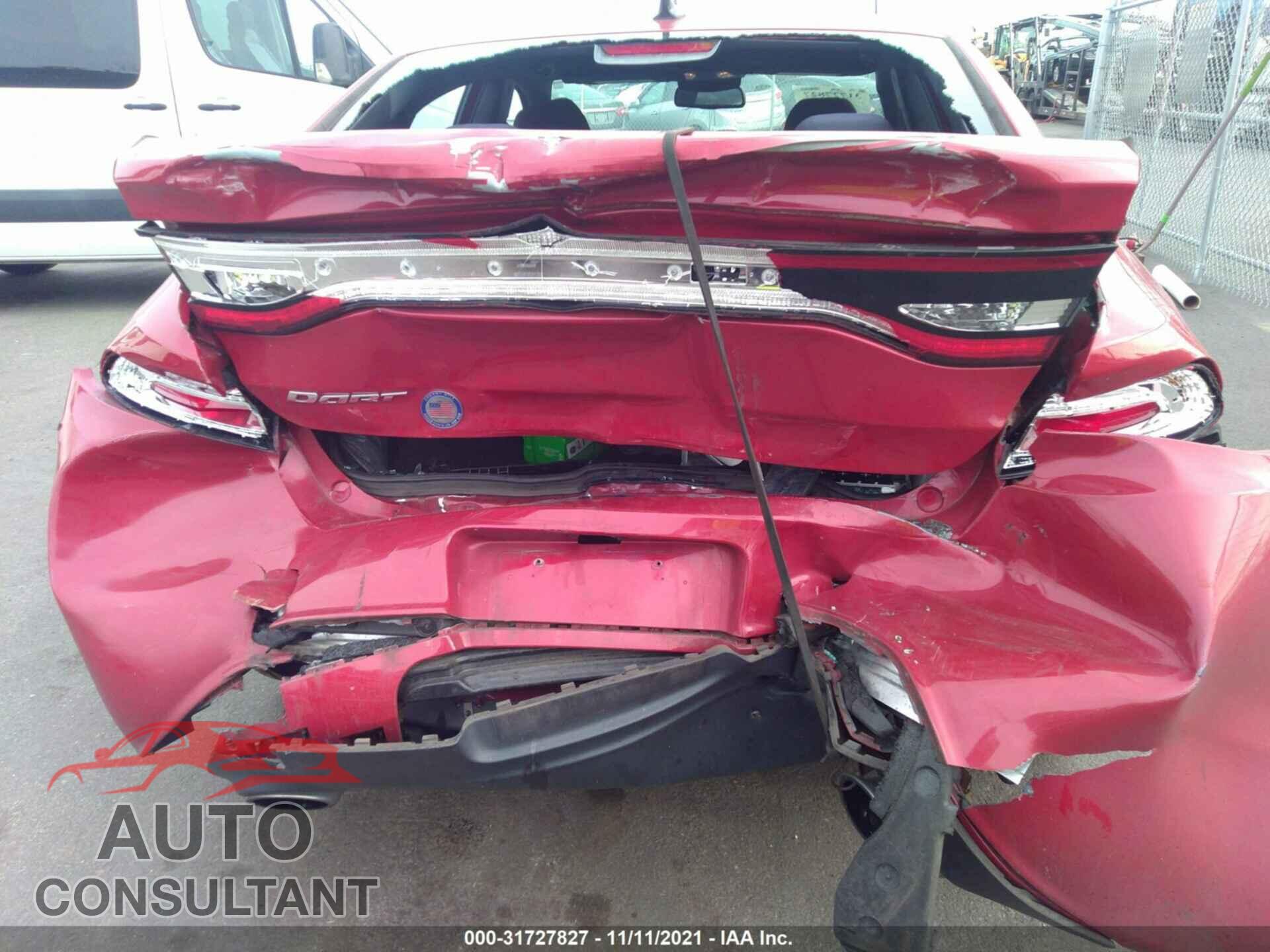 DODGE DART 2016 - 1C3CDFBB1GD701365
