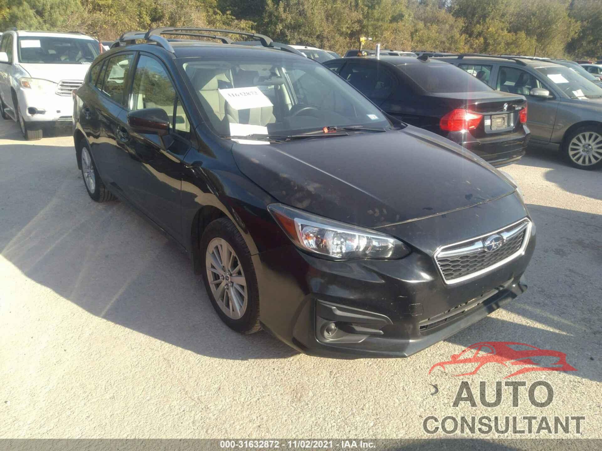 SUBARU IMPREZA 2017 - 4S3GTAB61H3717689