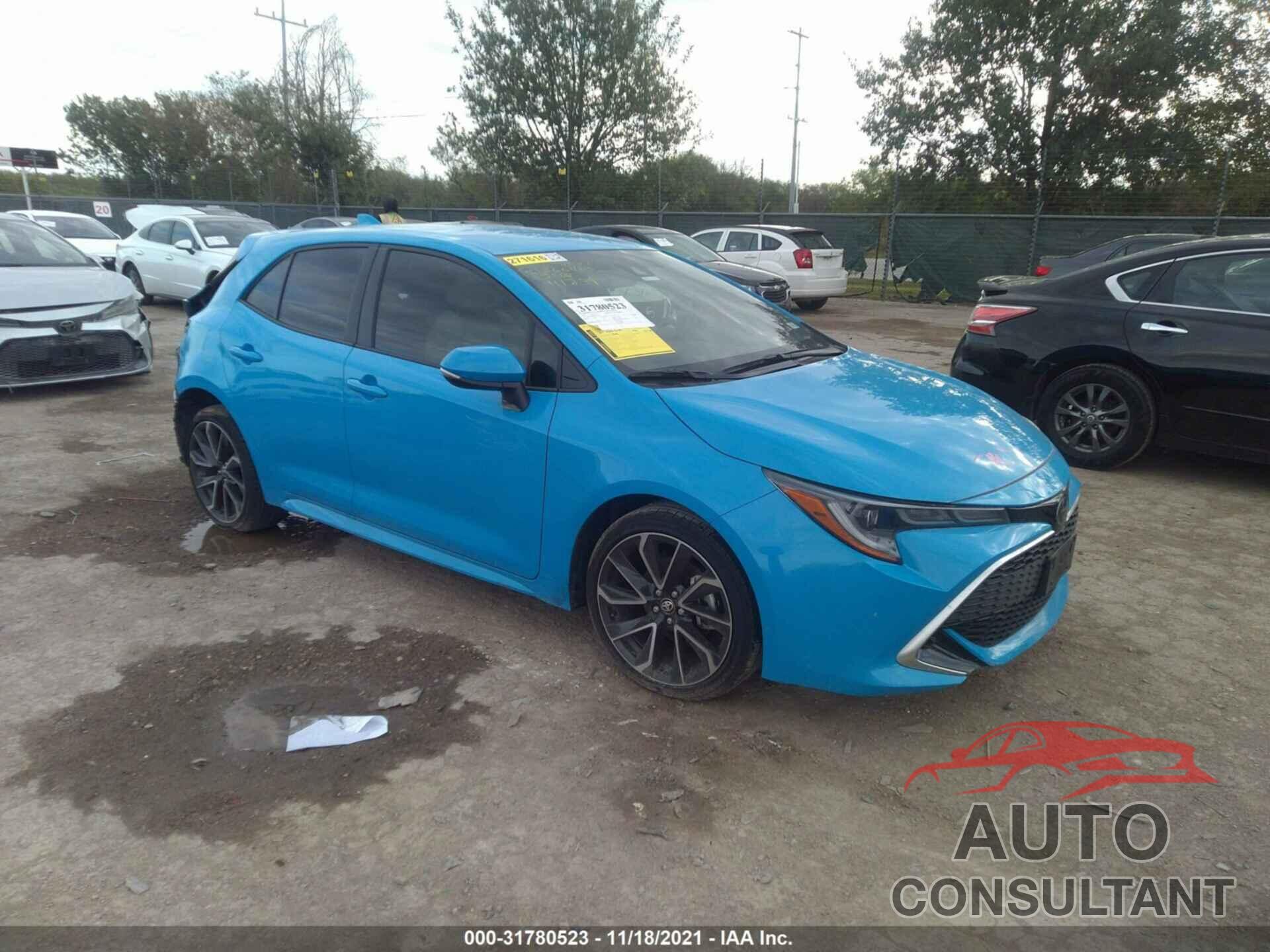 TOYOTA COROLLA HATCHBACK 2021 - JTNC4MBE6M3111234