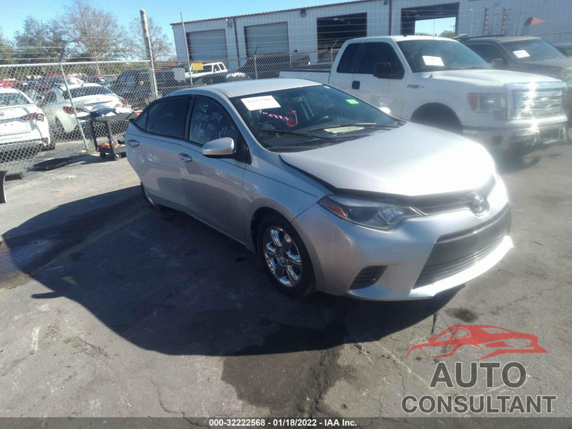 TOYOTA COROLLA 2016 - 2T1BURHE7GC566772