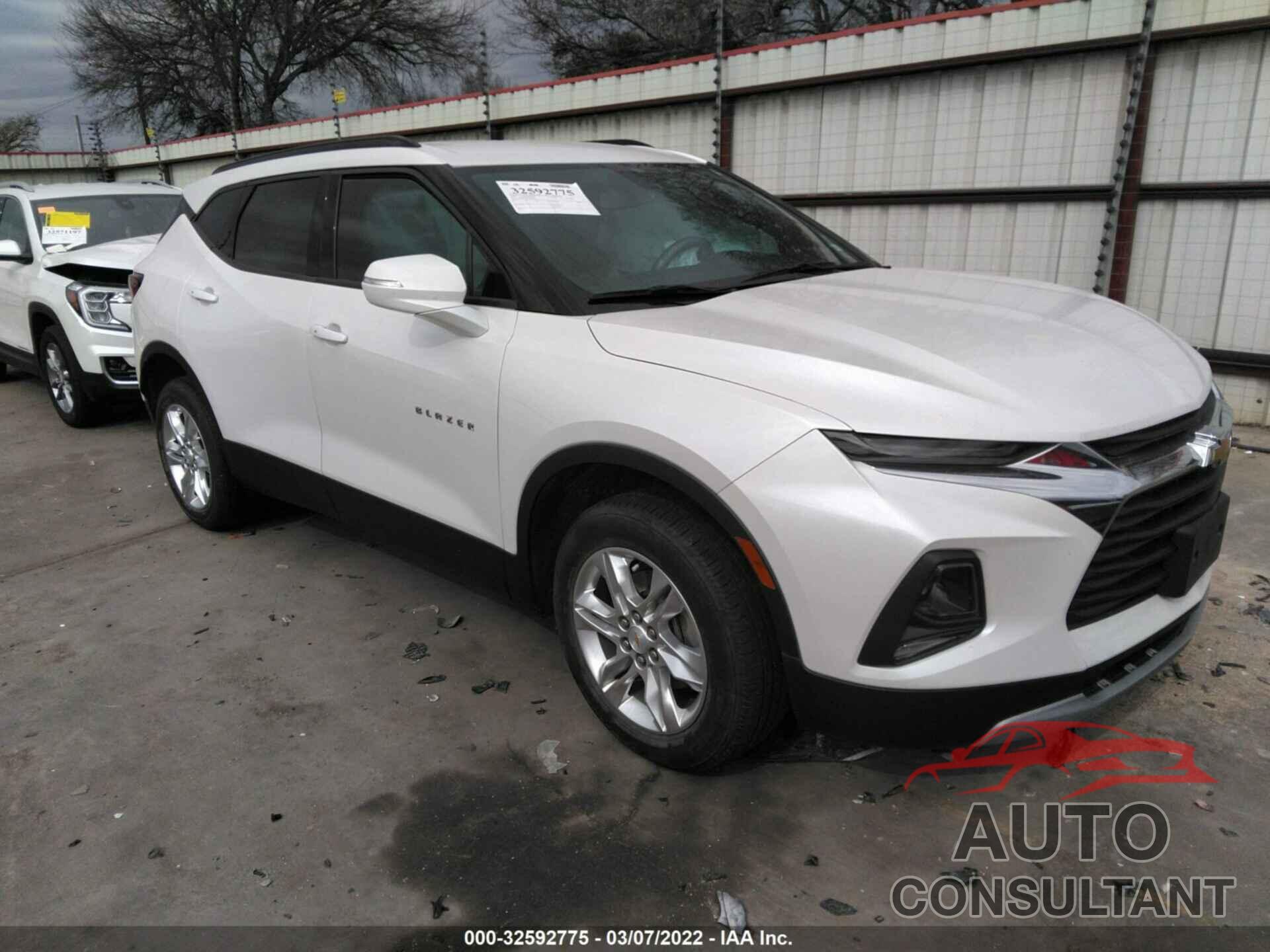 CHEVROLET BLAZER 2020 - 3GNKBBRAXLS553026