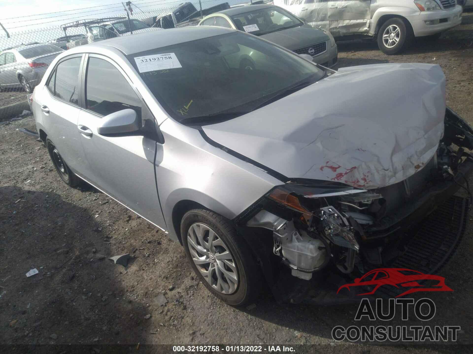 TOYOTA COROLLA 2019 - 2T1BURHE7KC142842