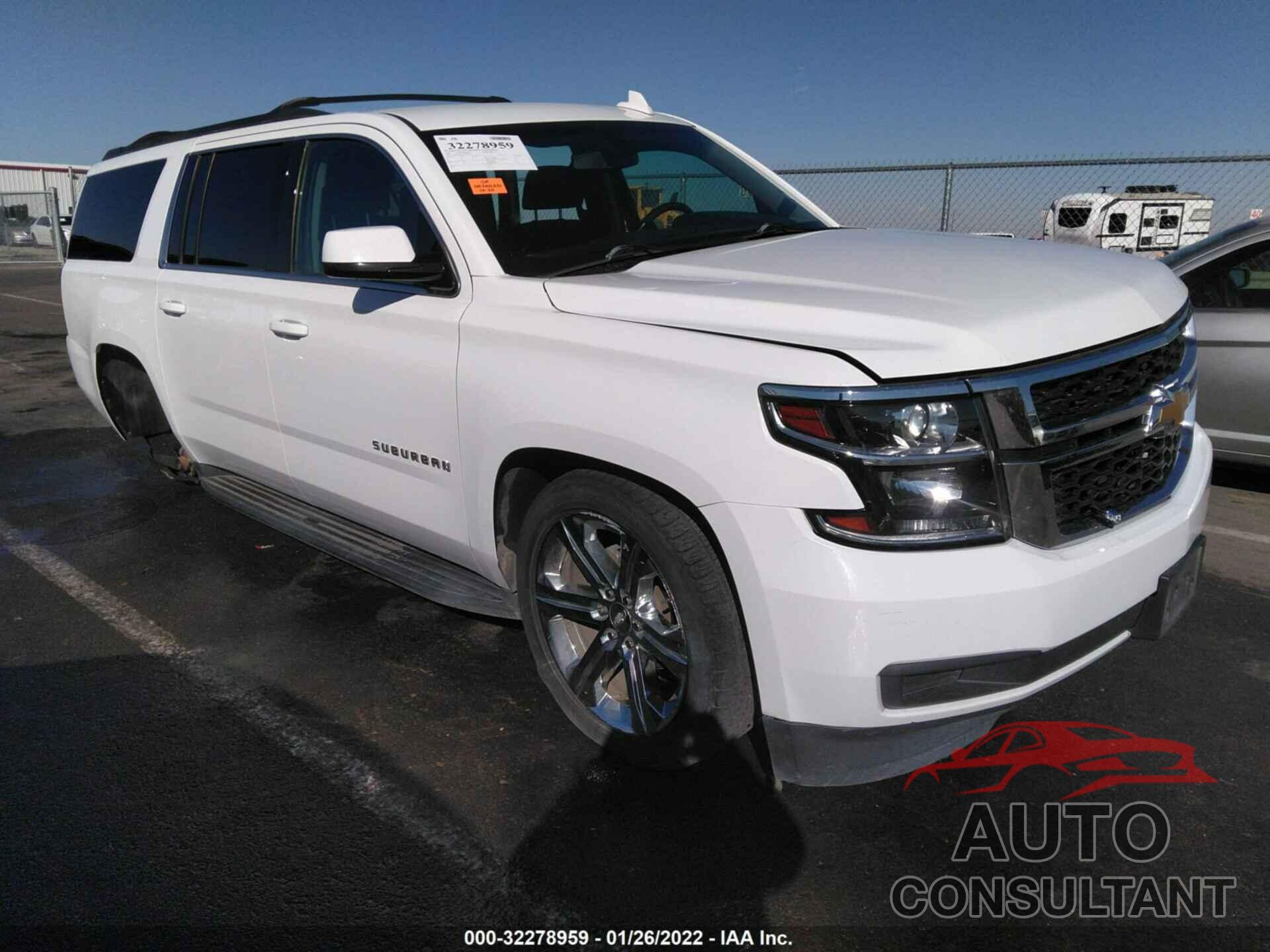 CHEVROLET SUBURBAN 2017 - 1GNSKGEC5HR390316