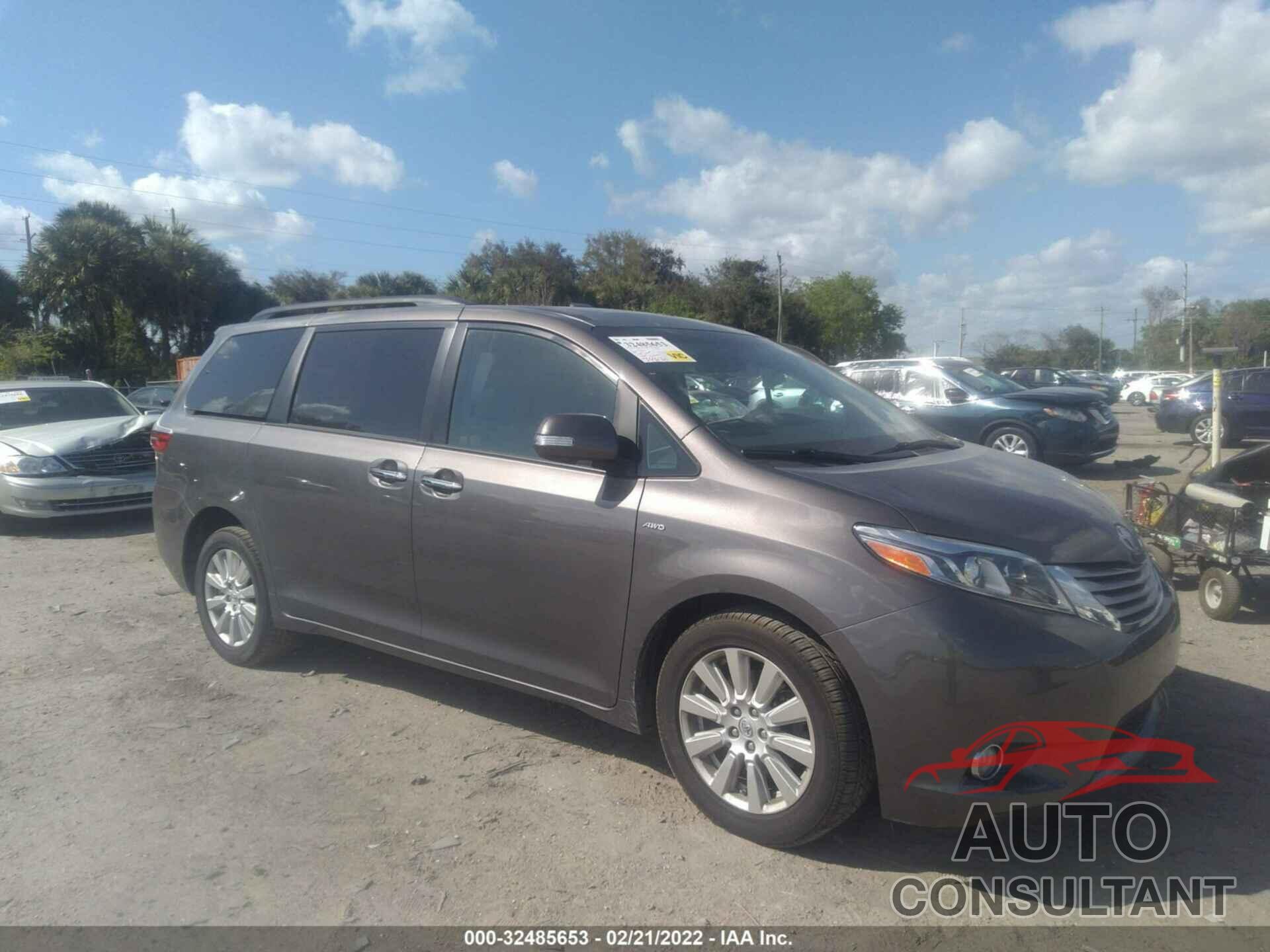 TOYOTA SIENNA 2017 - 5TDDZ3DC0HS169344