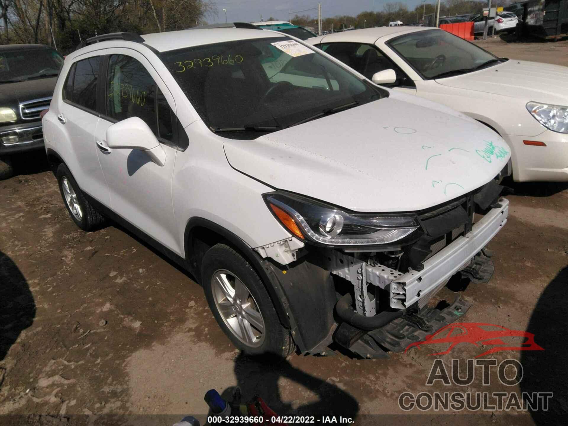 CHEVROLET TRAX 2017 - KL7CJPSB2HB114435