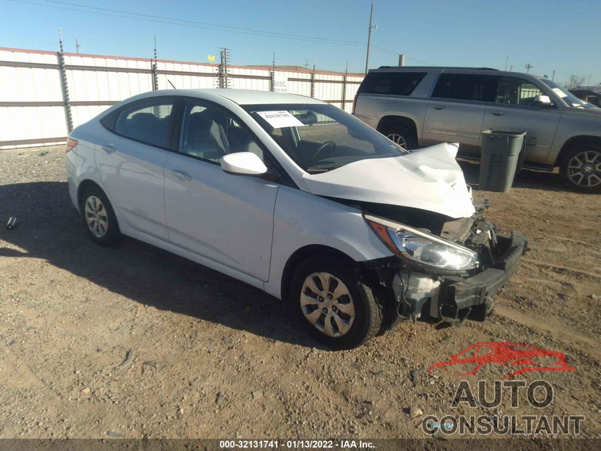 HYUNDAI ACCENT 2016 - KMHCT4AE6GU011637