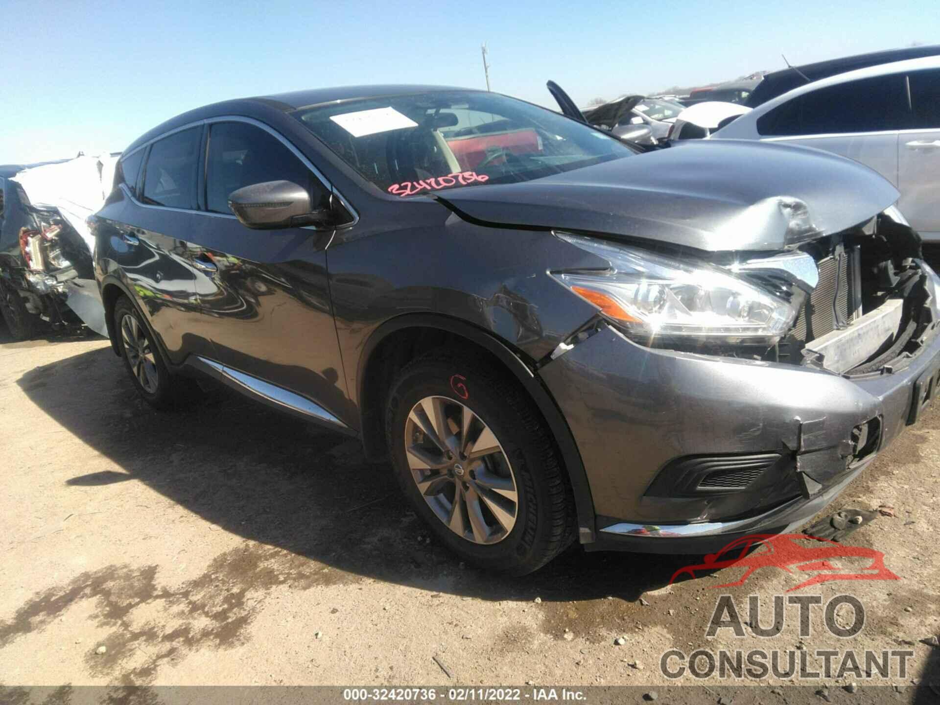 NISSAN MURANO 2017 - 5N1AZ2MG3HN138591