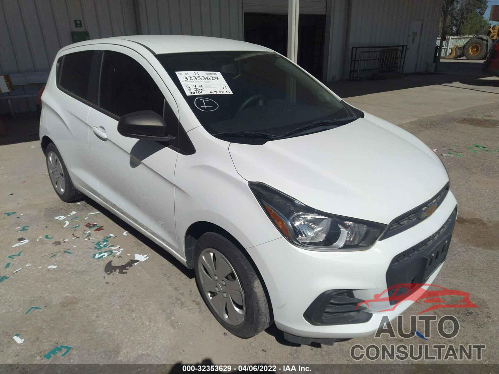 CHEVROLET SPARK 2016 - KL8CB6SA5GC646488