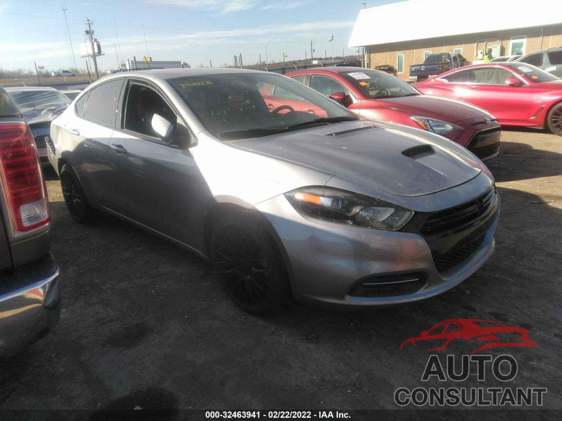 DODGE DART 2016 - 1C3CDFFH8GD823297