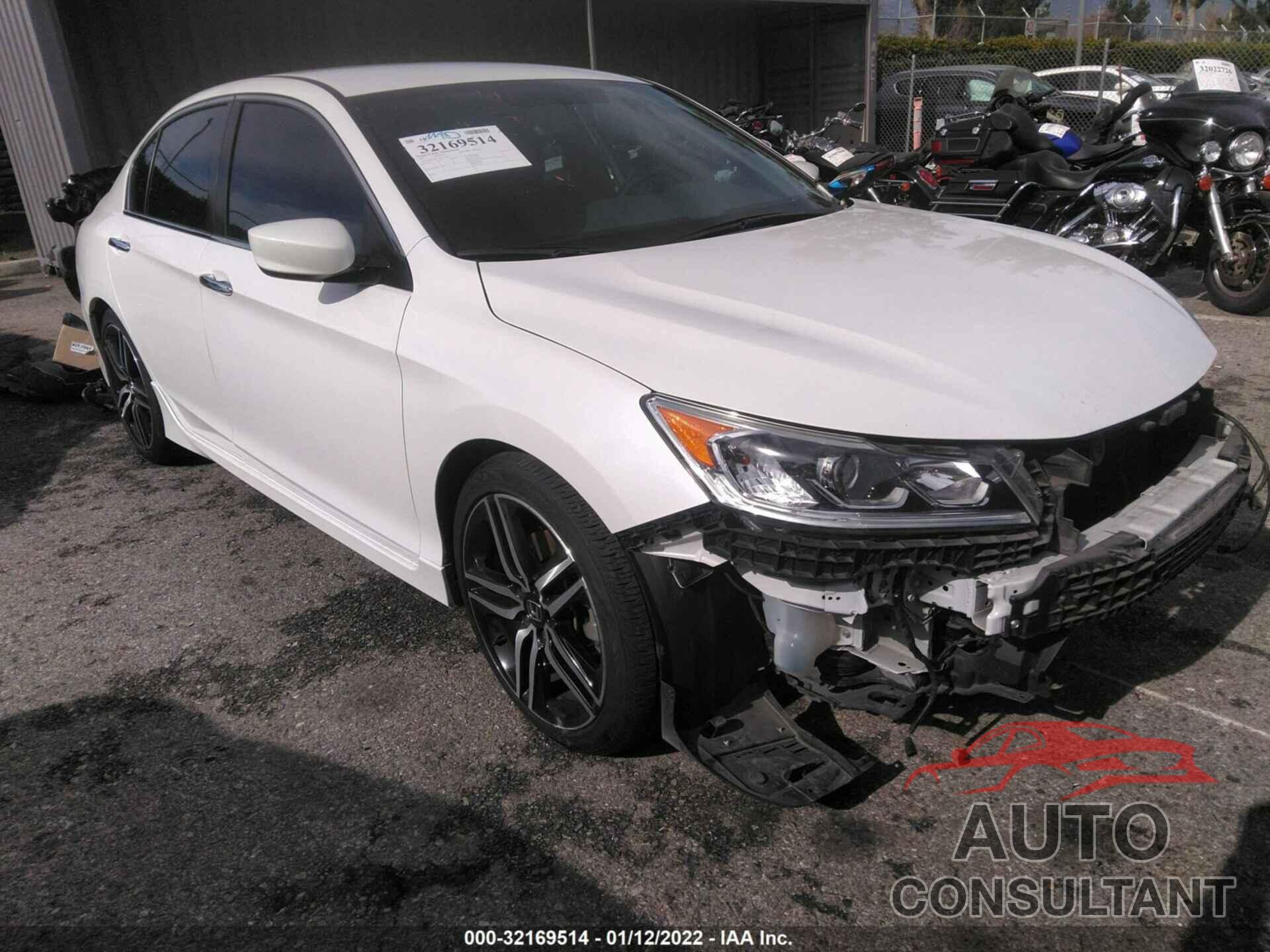 HONDA ACCORD SEDAN 2017 - 1HGCR2F54HA225708