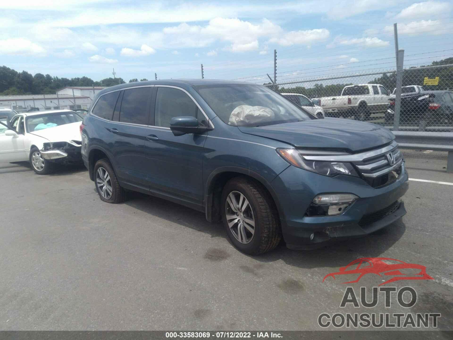 HONDA PILOT 2017 - 5FNYF6H57HB068233
