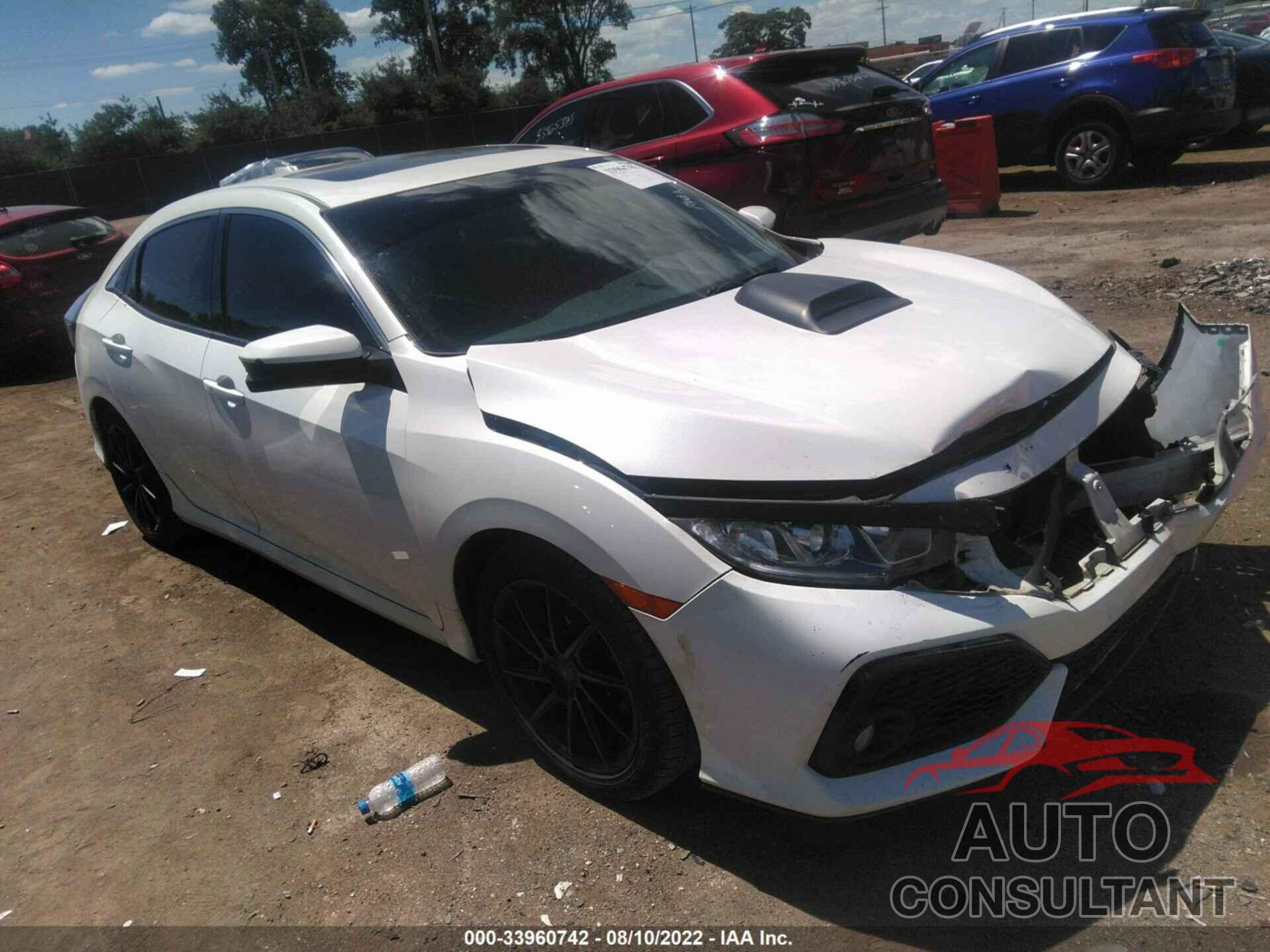 HONDA CIVIC HATCHBACK 2018 - SHHFK7H55JU216862