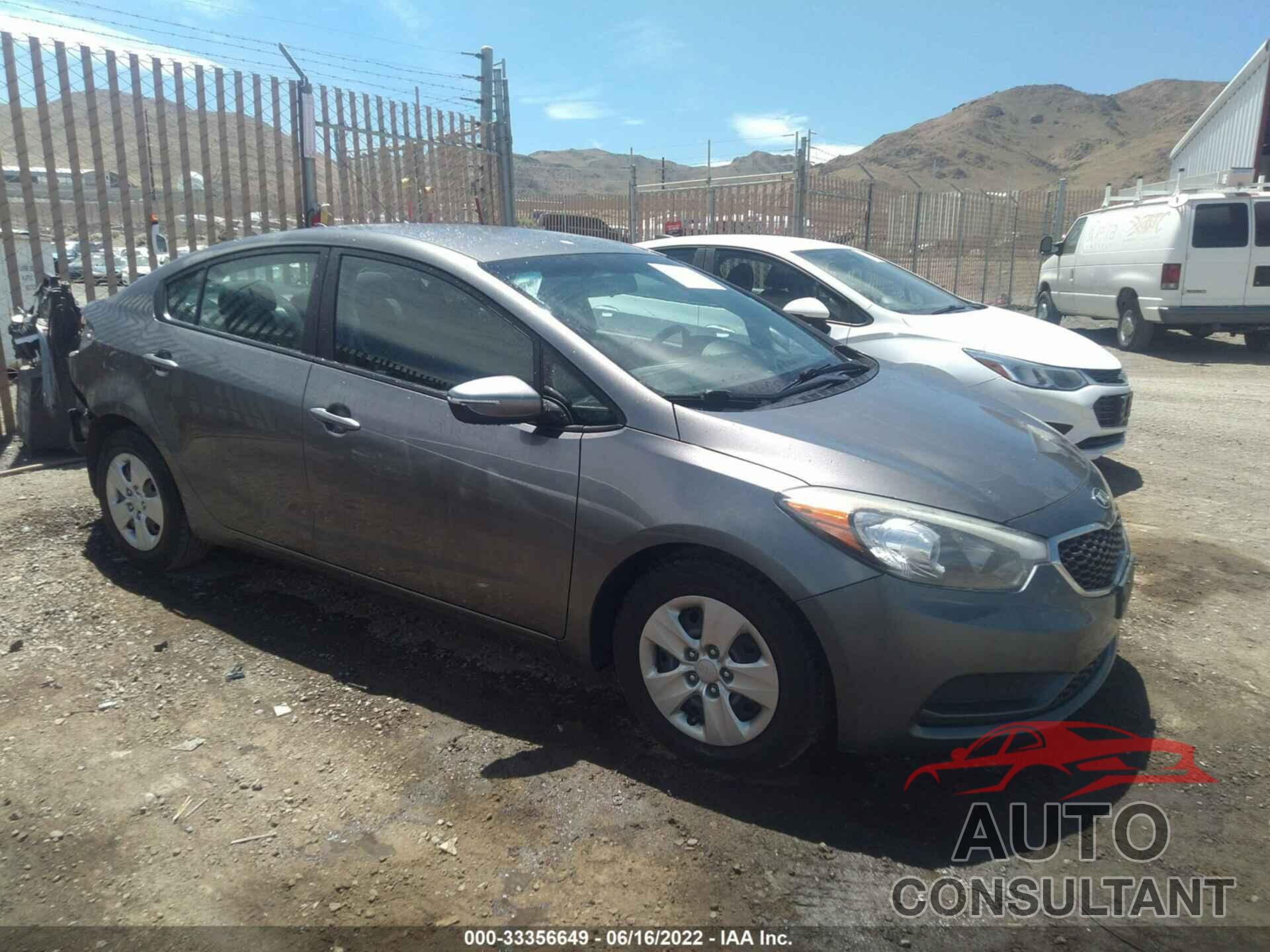 KIA FORTE 2016 - KNAFX4A66G5549163