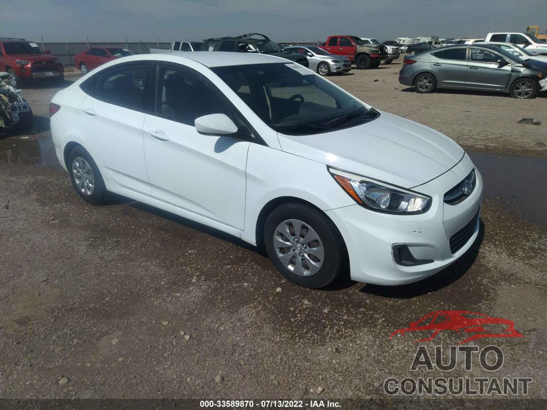 HYUNDAI ACCENT 2016 - KMHCT4AE7GU999219