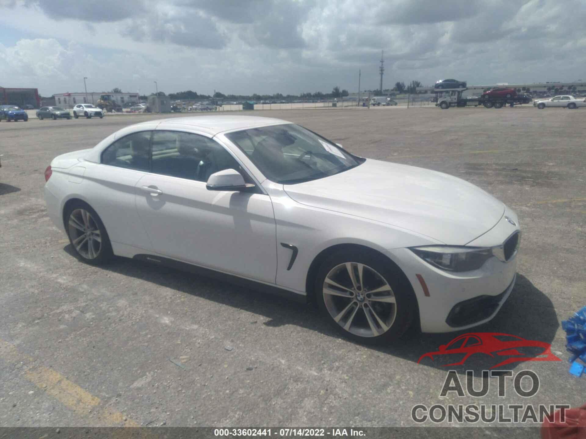 BMW 4 SERIES 2018 - WBA4Z1C53JEA31381