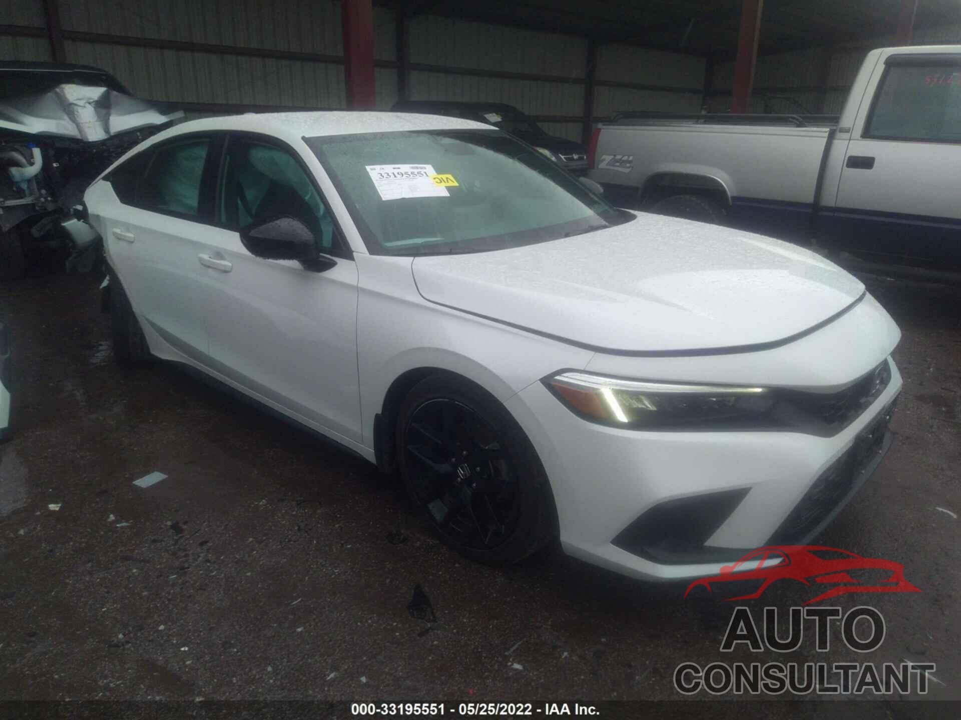 HONDA CIVIC HATCHBACK 2022 - 19XFL2H85NE006768