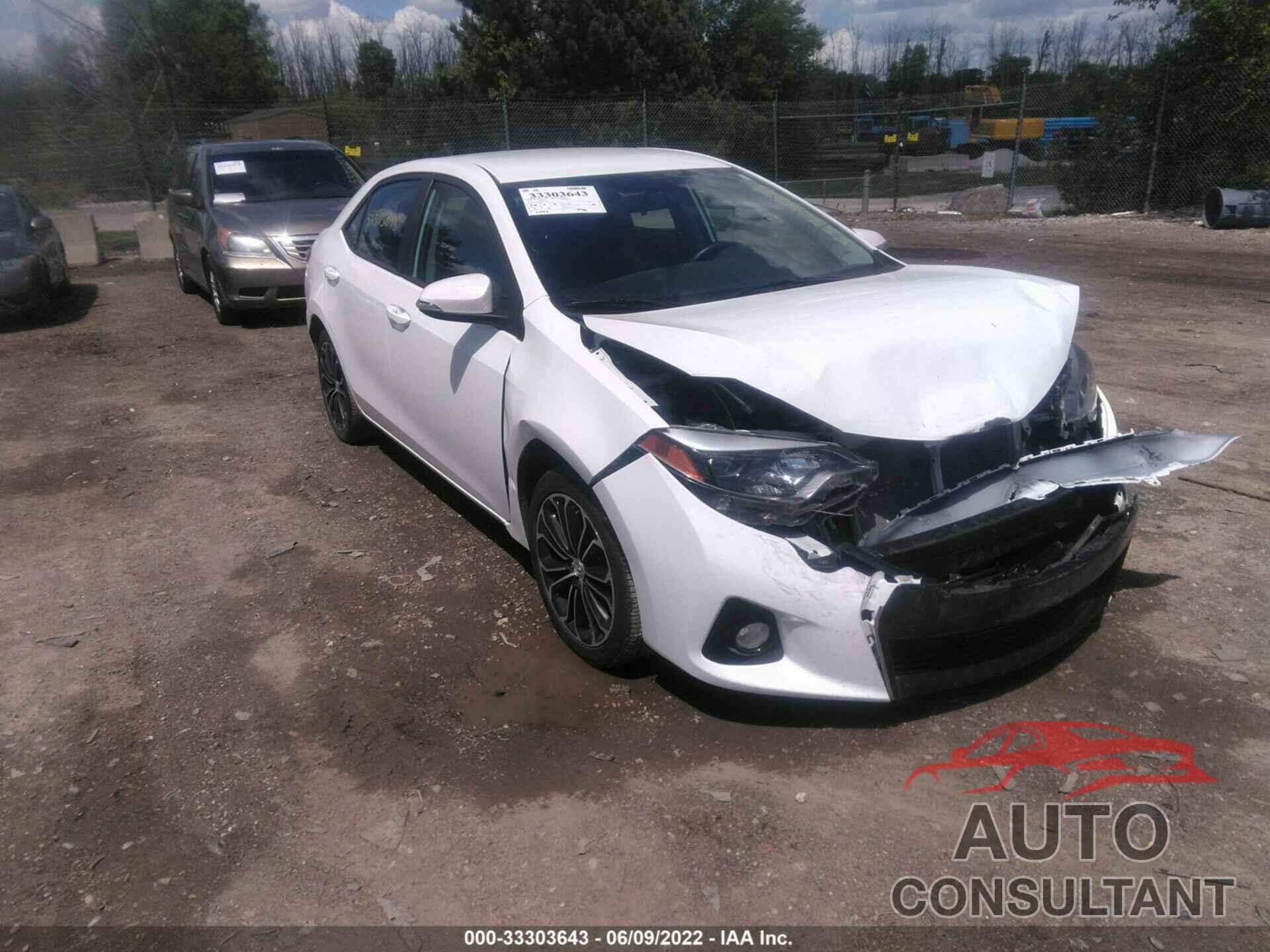 TOYOTA COROLLA 2016 - 2T1BURHE6GC516560