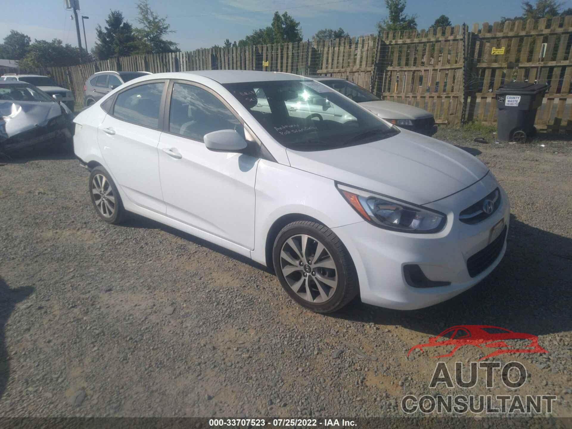 HYUNDAI ACCENT 2017 - KMHCT4AE9HU325302