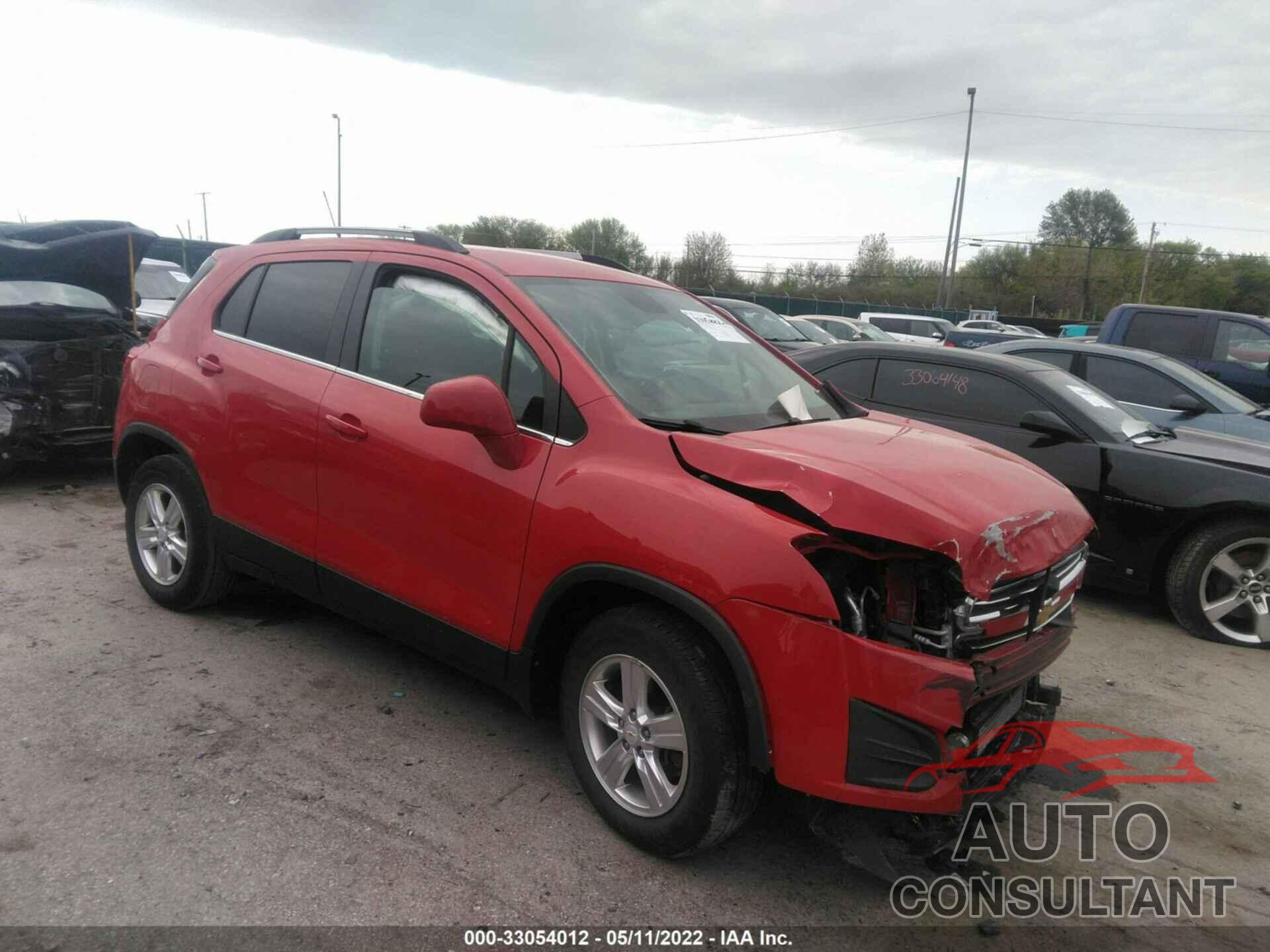 CHEVROLET TRAX 2016 - KL7CJLSB1GB698608