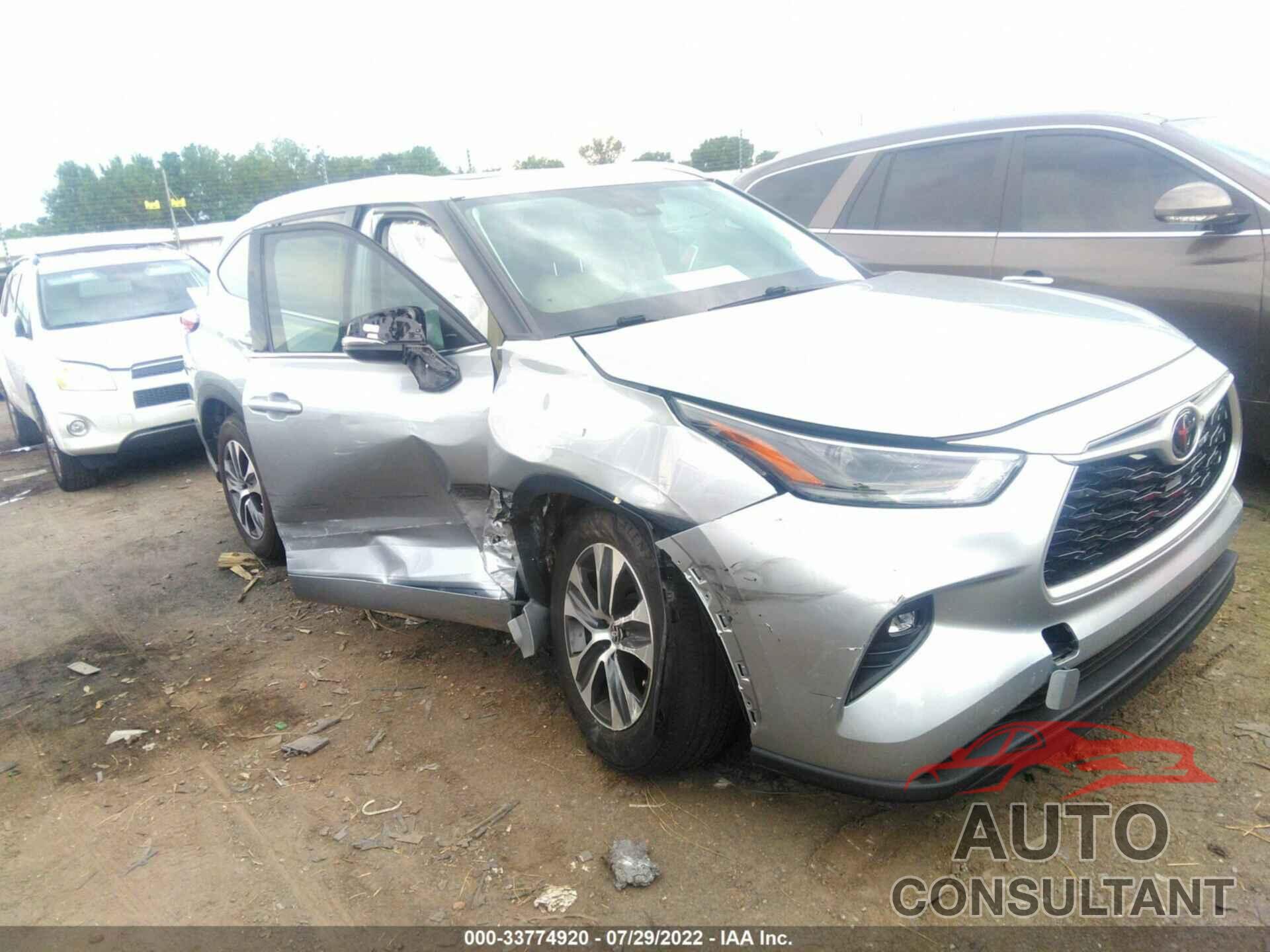 TOYOTA HIGHLANDER 2021 - 5TDGZRAH6MS050269