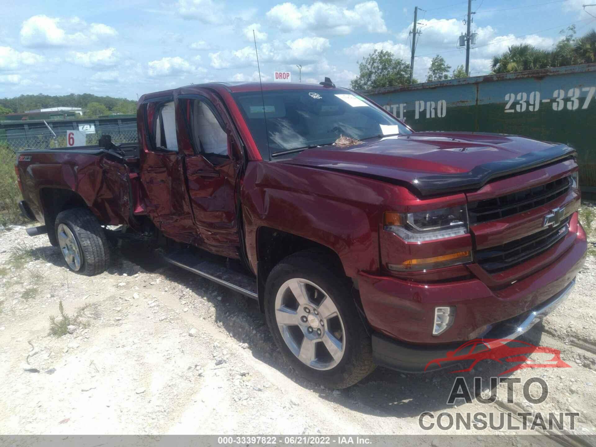 CHEVROLET SILVERADO 1500 2017 - 1GCVKREC3HZ294363