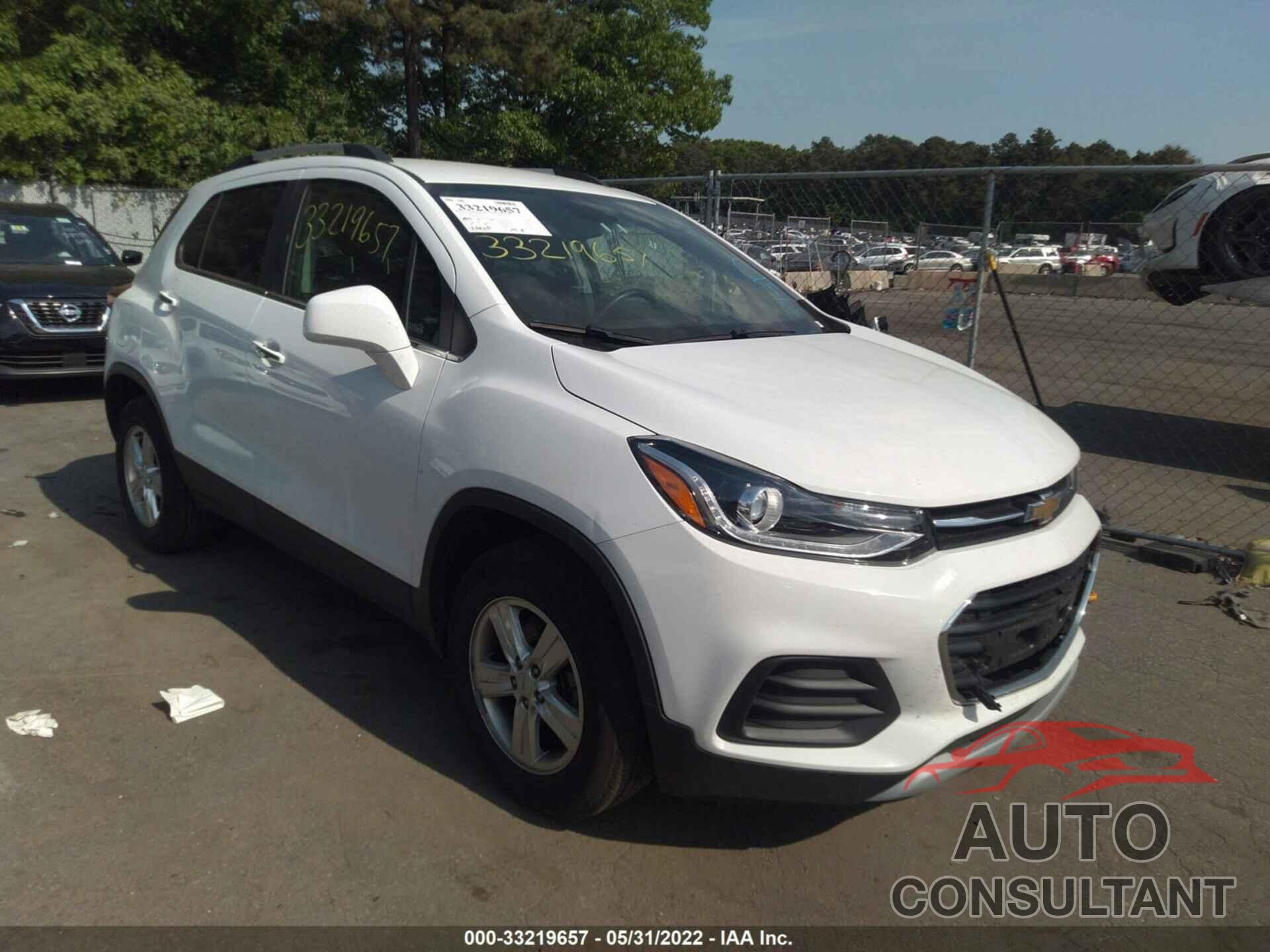 CHEVROLET TRAX 2019 - KL7CJPSB6KB757247