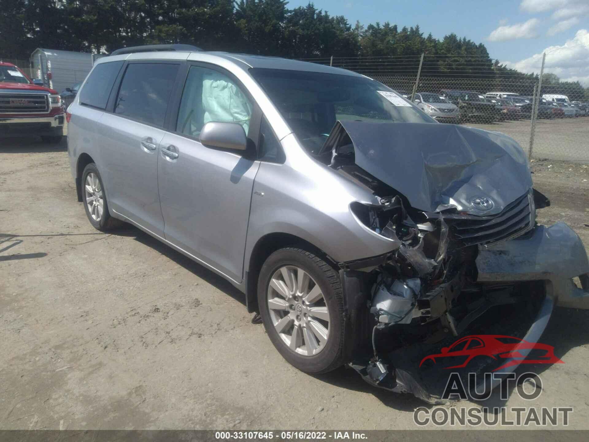 TOYOTA SIENNA 2017 - 5TDDZ3DC5HS180002