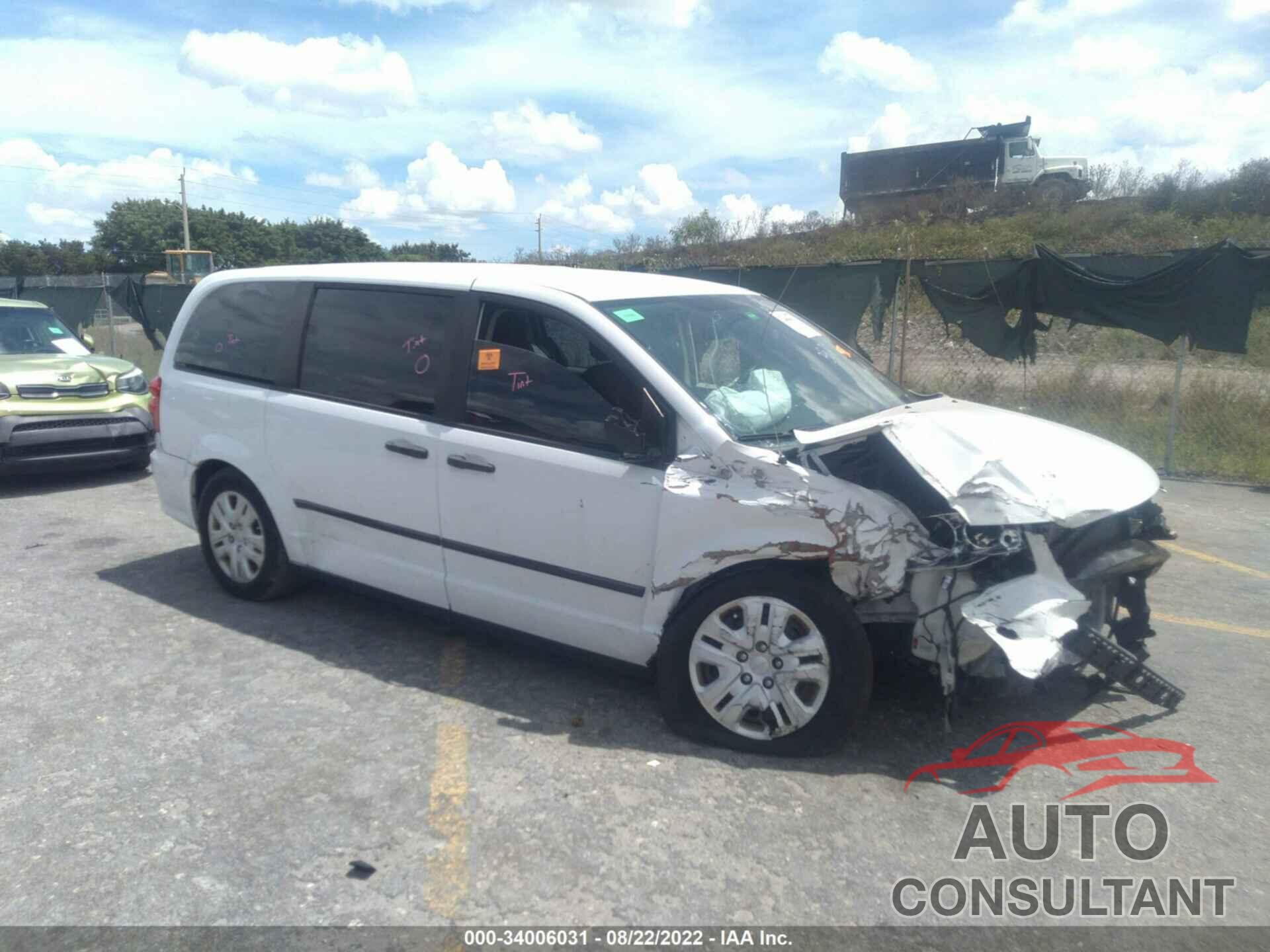 DODGE GRAND CARAVAN 2016 - 2C4RDGBG1GR382411