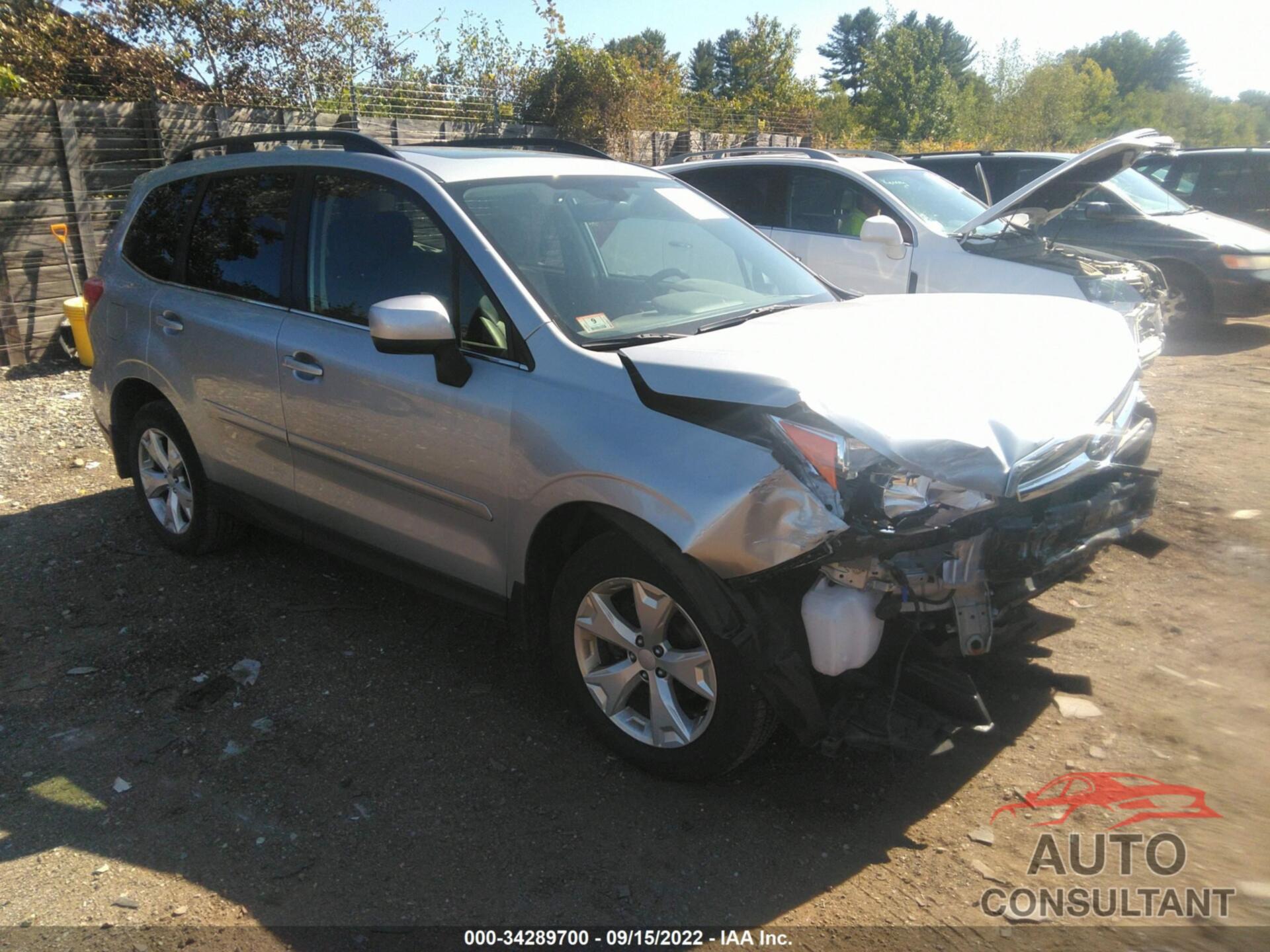 SUBARU FORESTER 2016 - JF2SJARC3GH539685