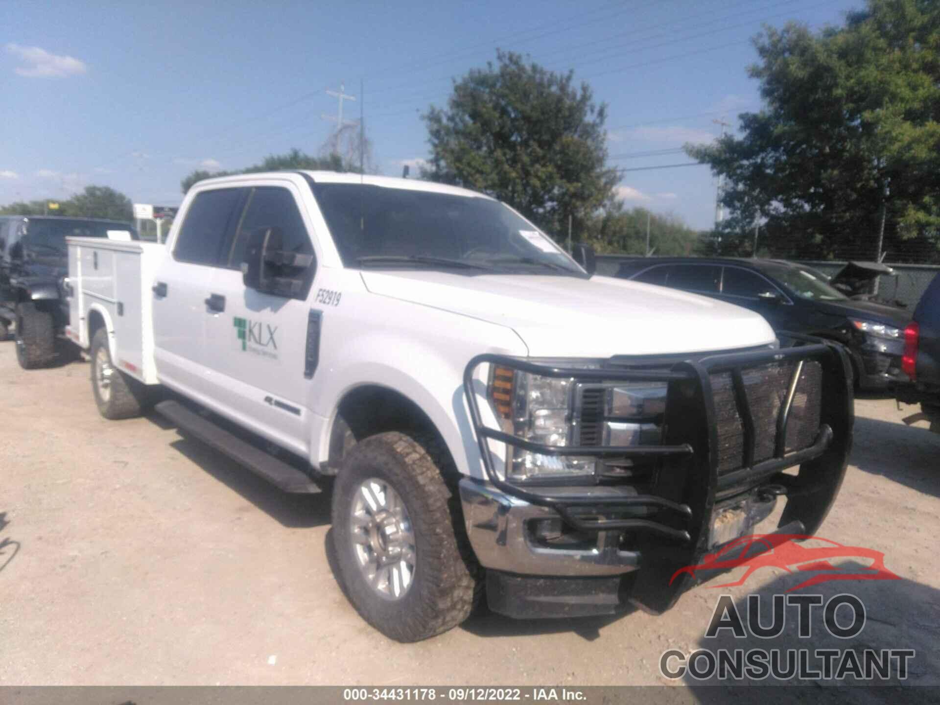 FORD SUPER DUTY F-250 SRW 2019 - 1FT7W2BT1KEF52919