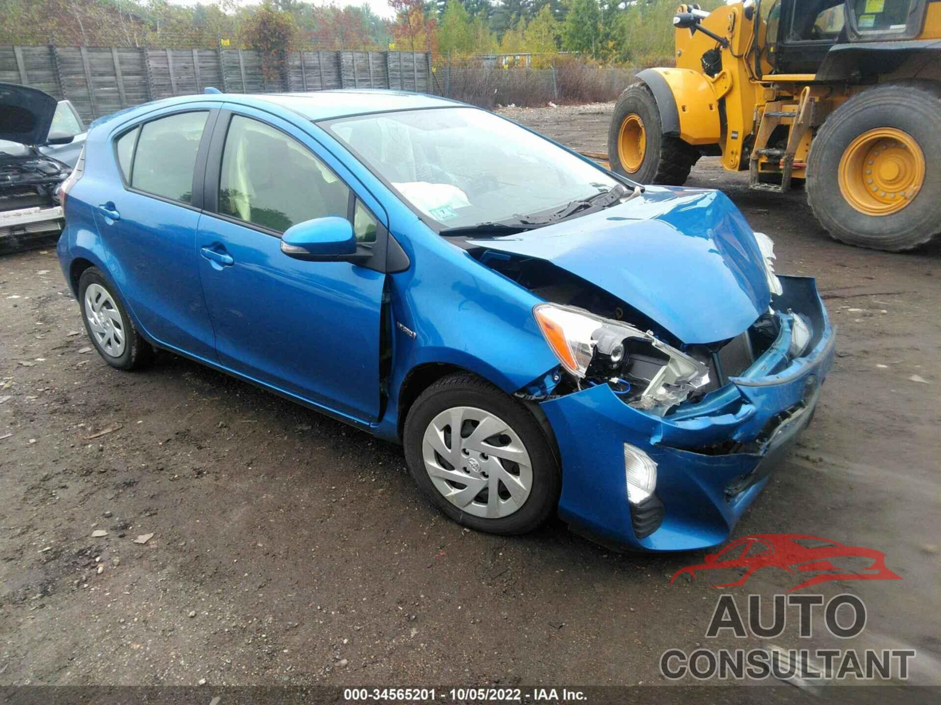TOYOTA PRIUS C 2016 - JTDKDTB36G1115714