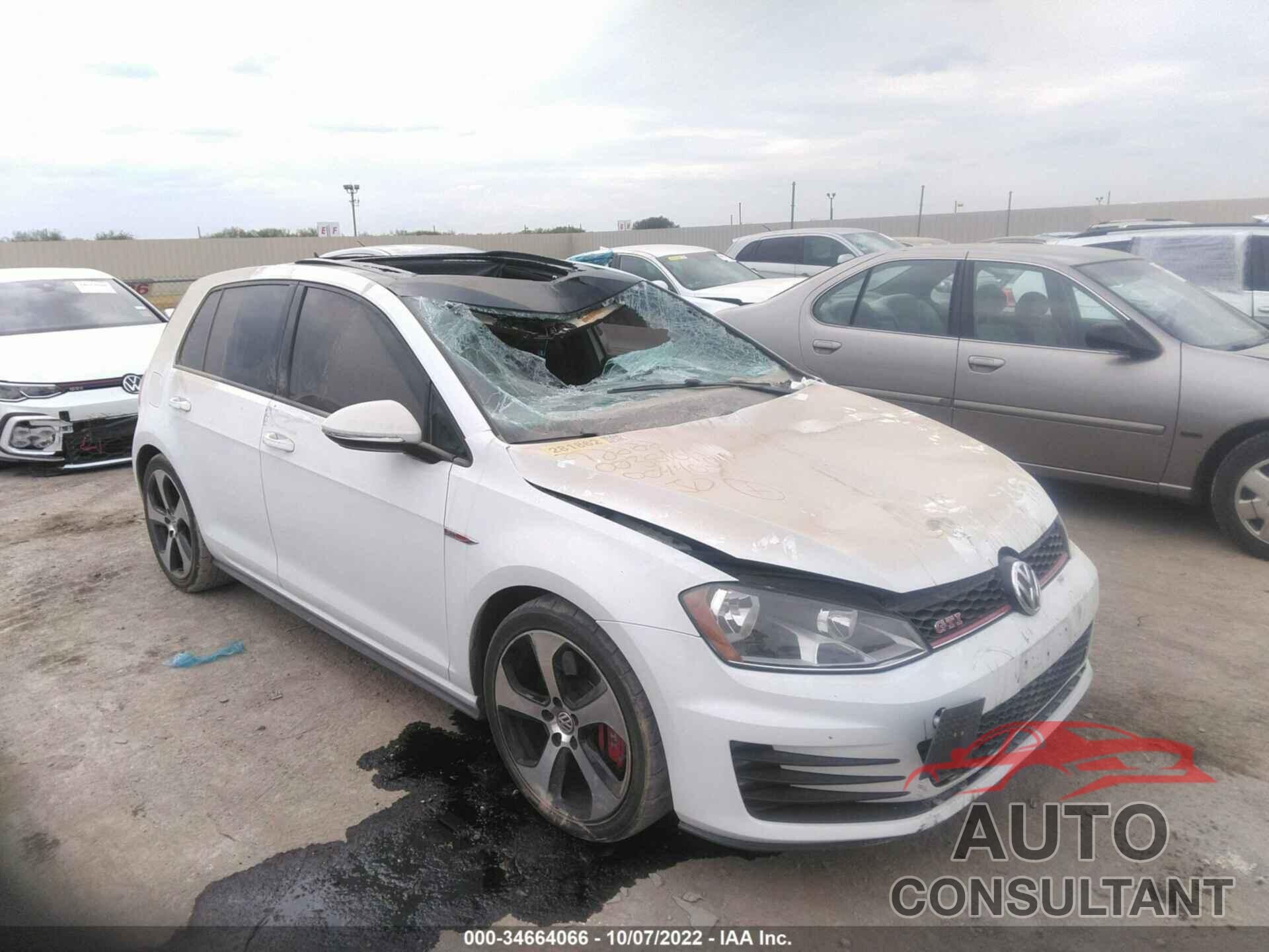 VOLKSWAGEN GOLF GTI 2016 - 3VW547AU3GM004407