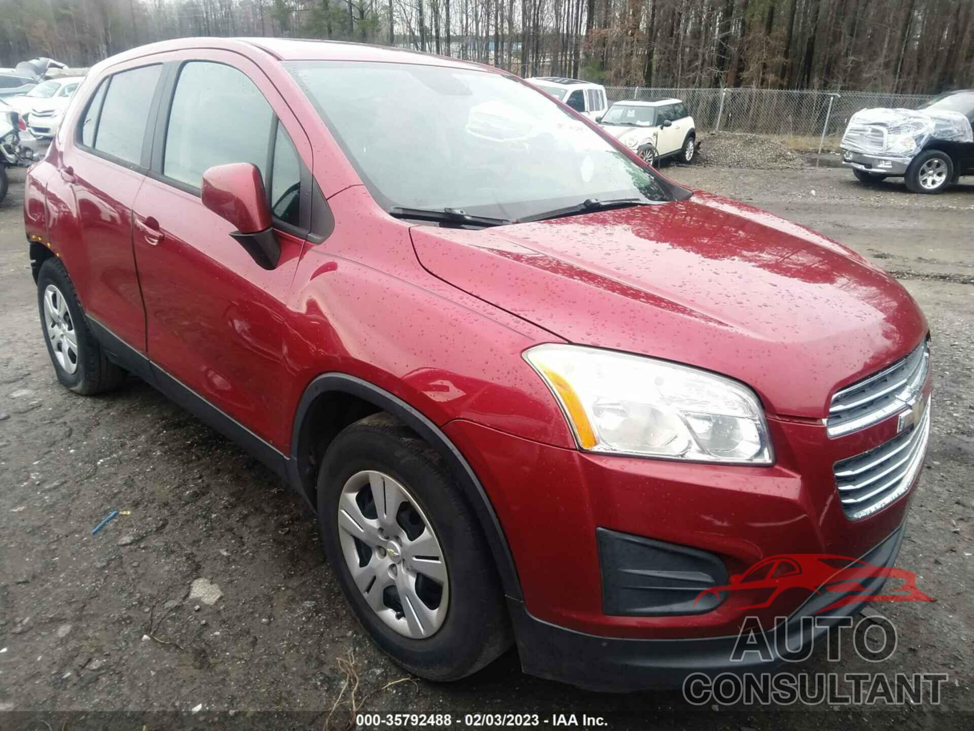 CHEVROLET TRAX 2015 - KL7CJKSB4FB197379