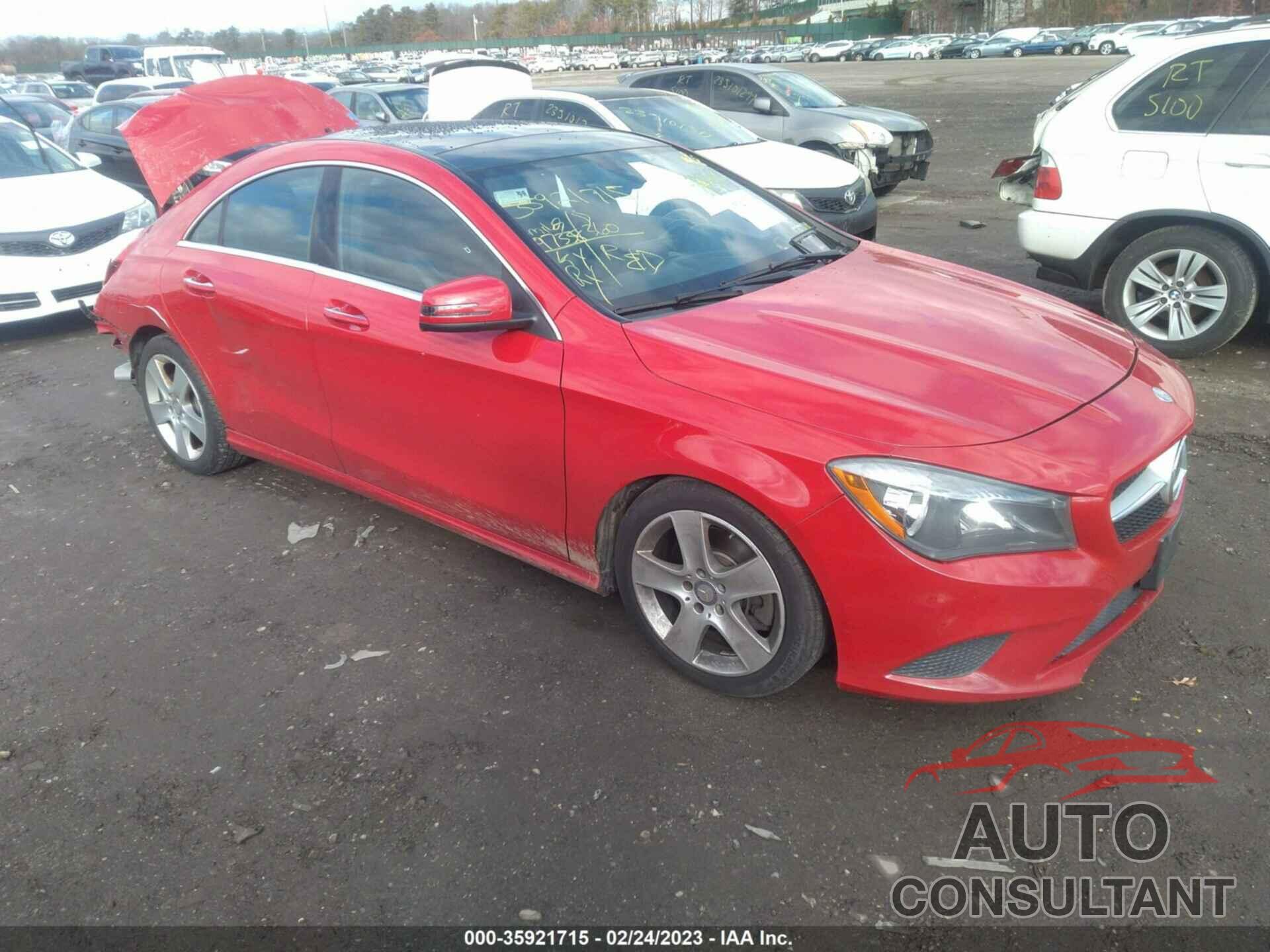MERCEDES-BENZ CLA 2016 - WDDSJ4EB4GN324739