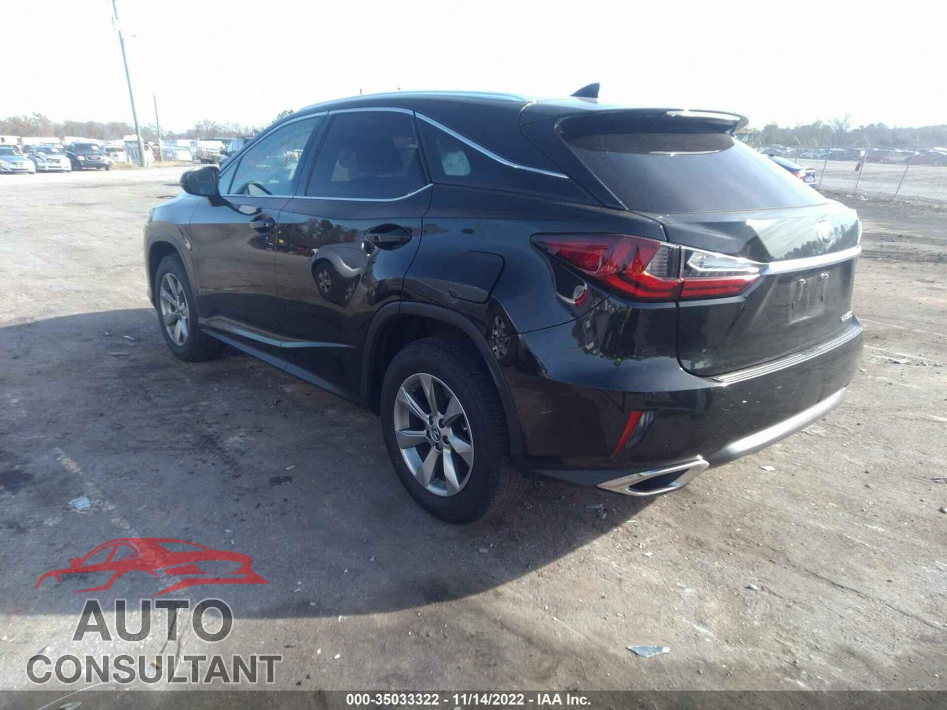 LEXUS RX 2019 - 2T2BZMCA5KC192921